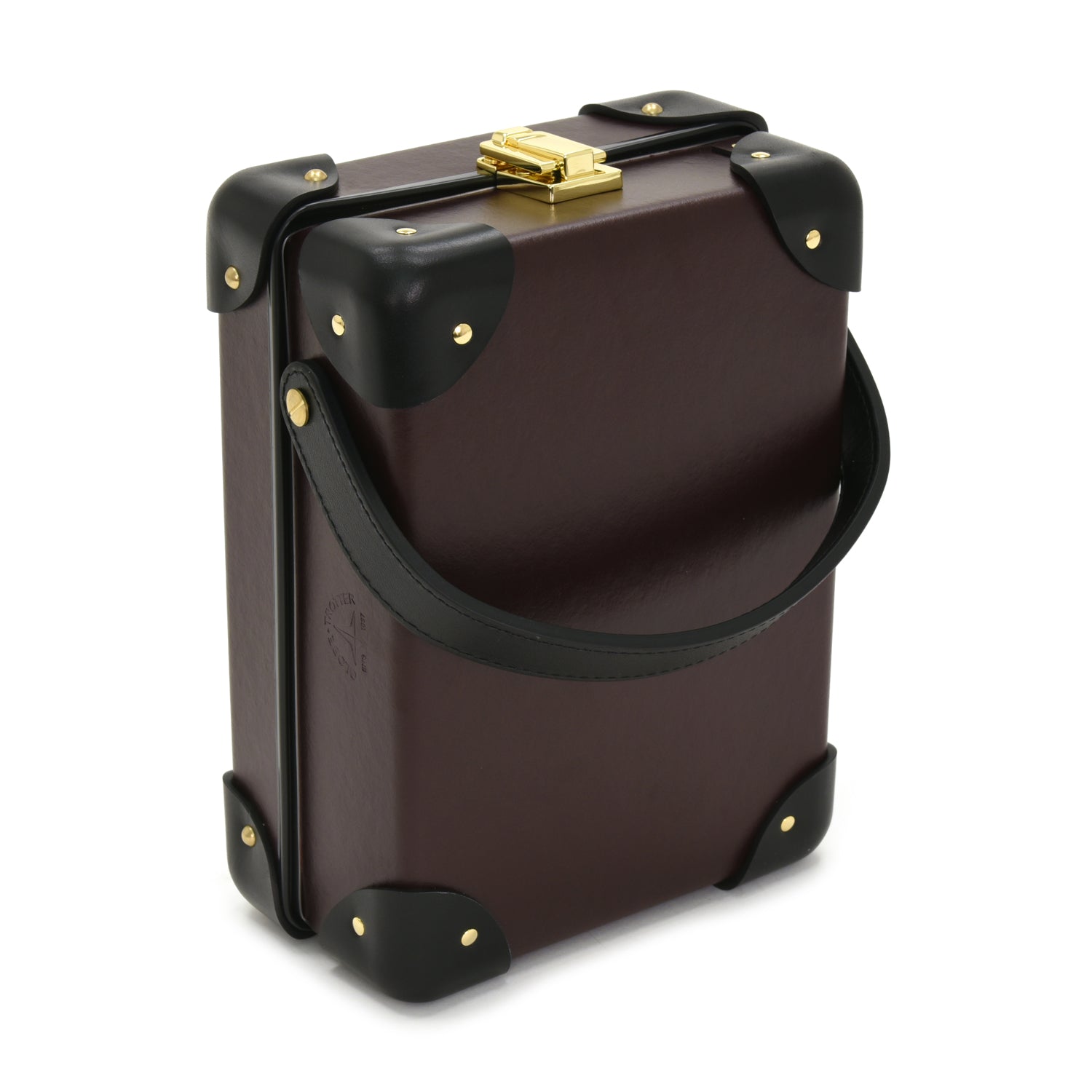 Centenary · 3-Slot Watch Case | Oxblood/Black - GLOBE-TROTTER