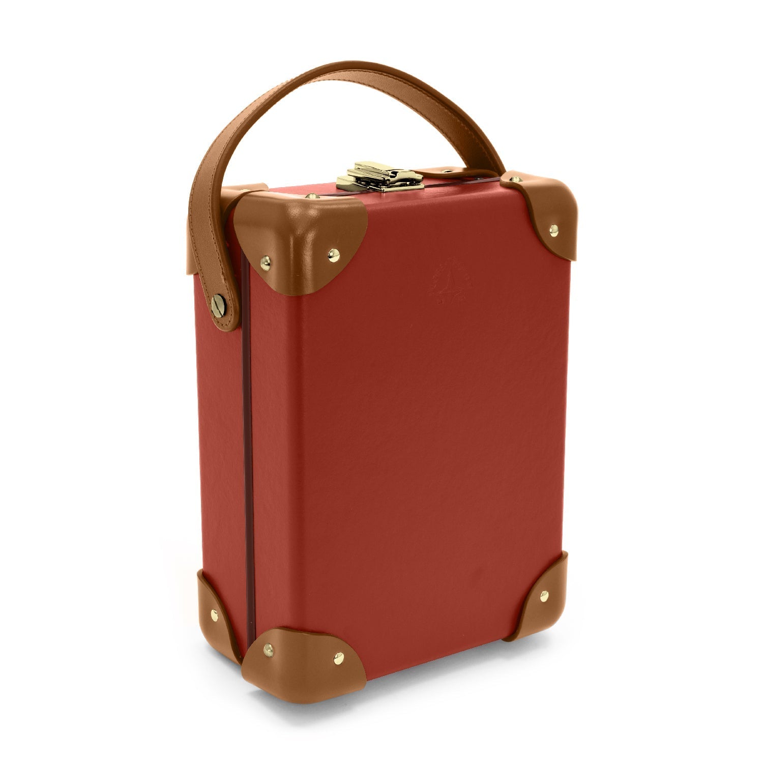 Centenary · 3-Slot Watch Case | Red/Caramel - GLOBE-TROTTER