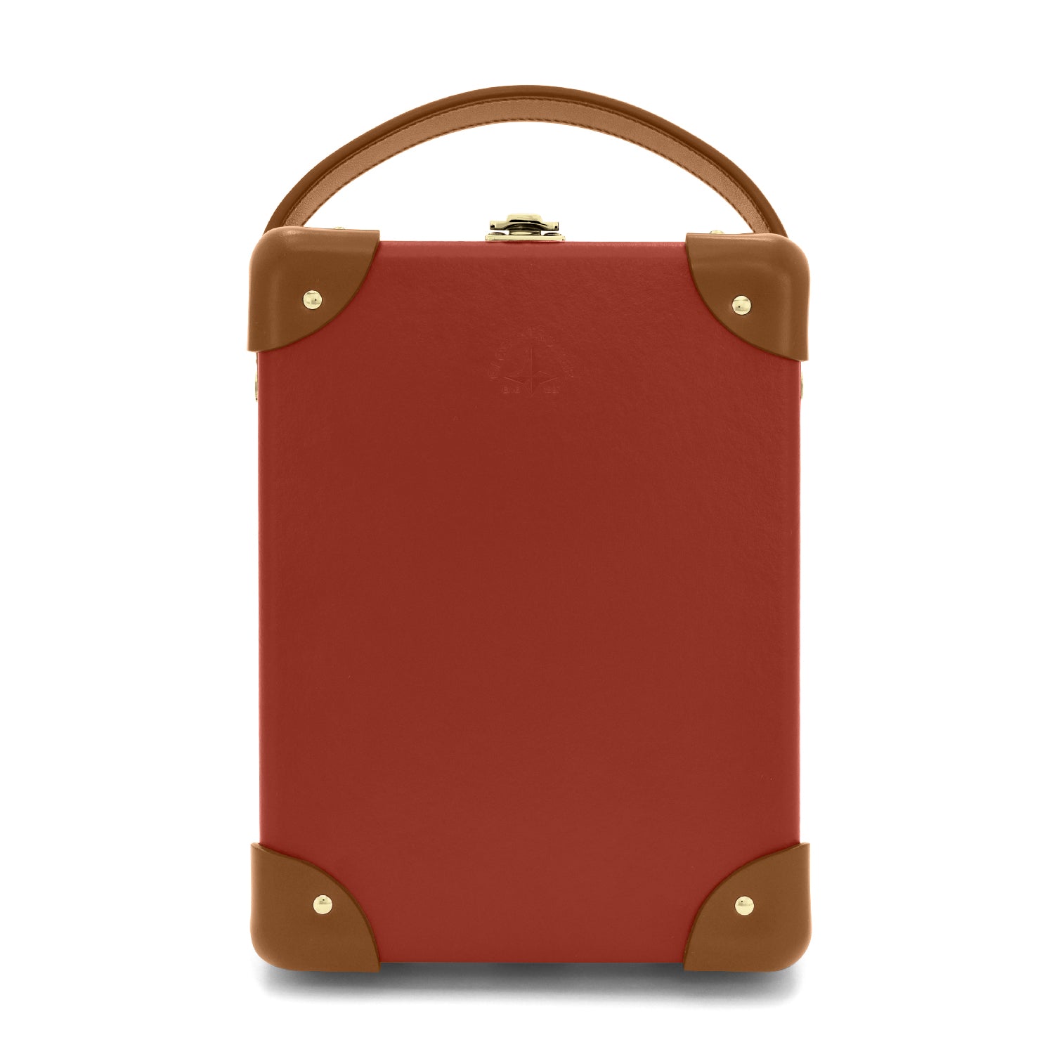 Centenary · 3-Slot Watch Case | Red/Caramel - GLOBE-TROTTER