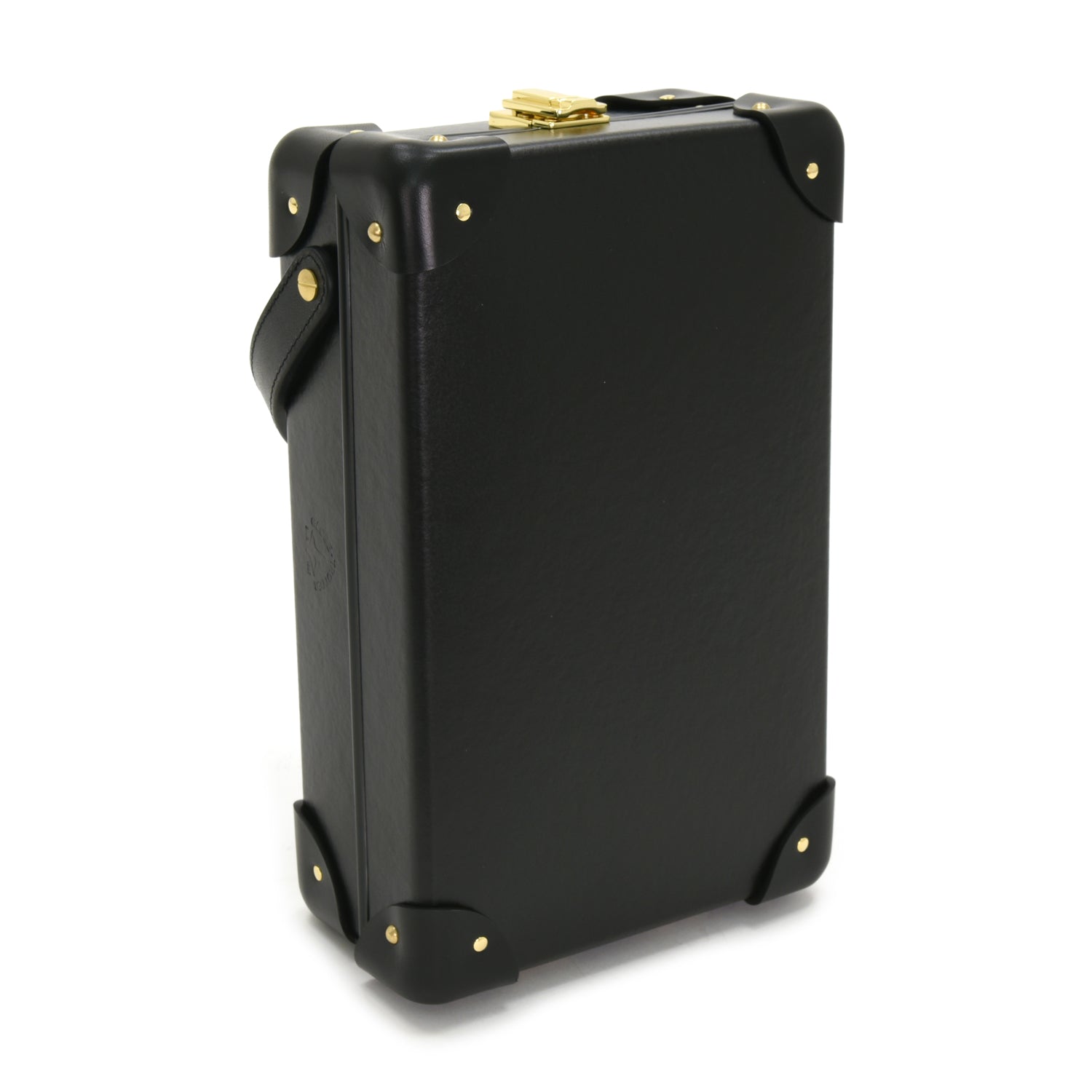 Centenary · 6-Slot Watch Case | Black/Black/Gold - GLOBE-TROTTER