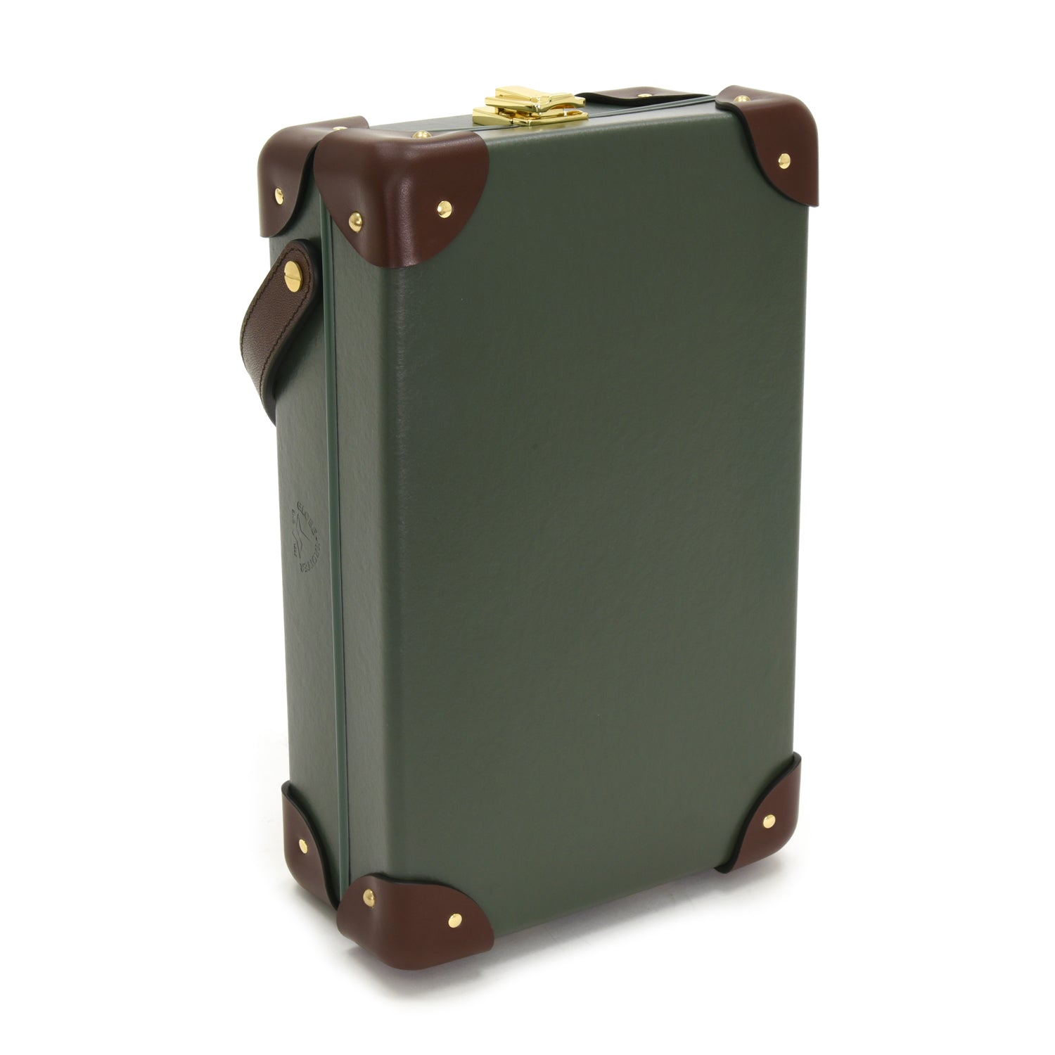 Centenary · 6-Slot Watch Case | Green/Brown - GLOBE-TROTTER