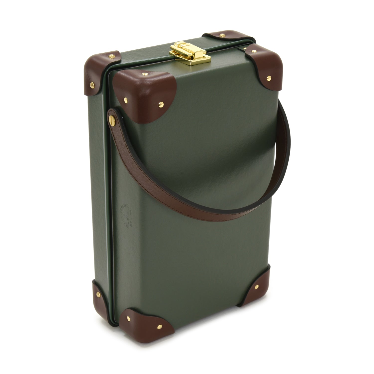 Centenary · 6-Slot Watch Case | Green/Brown - GLOBE-TROTTER