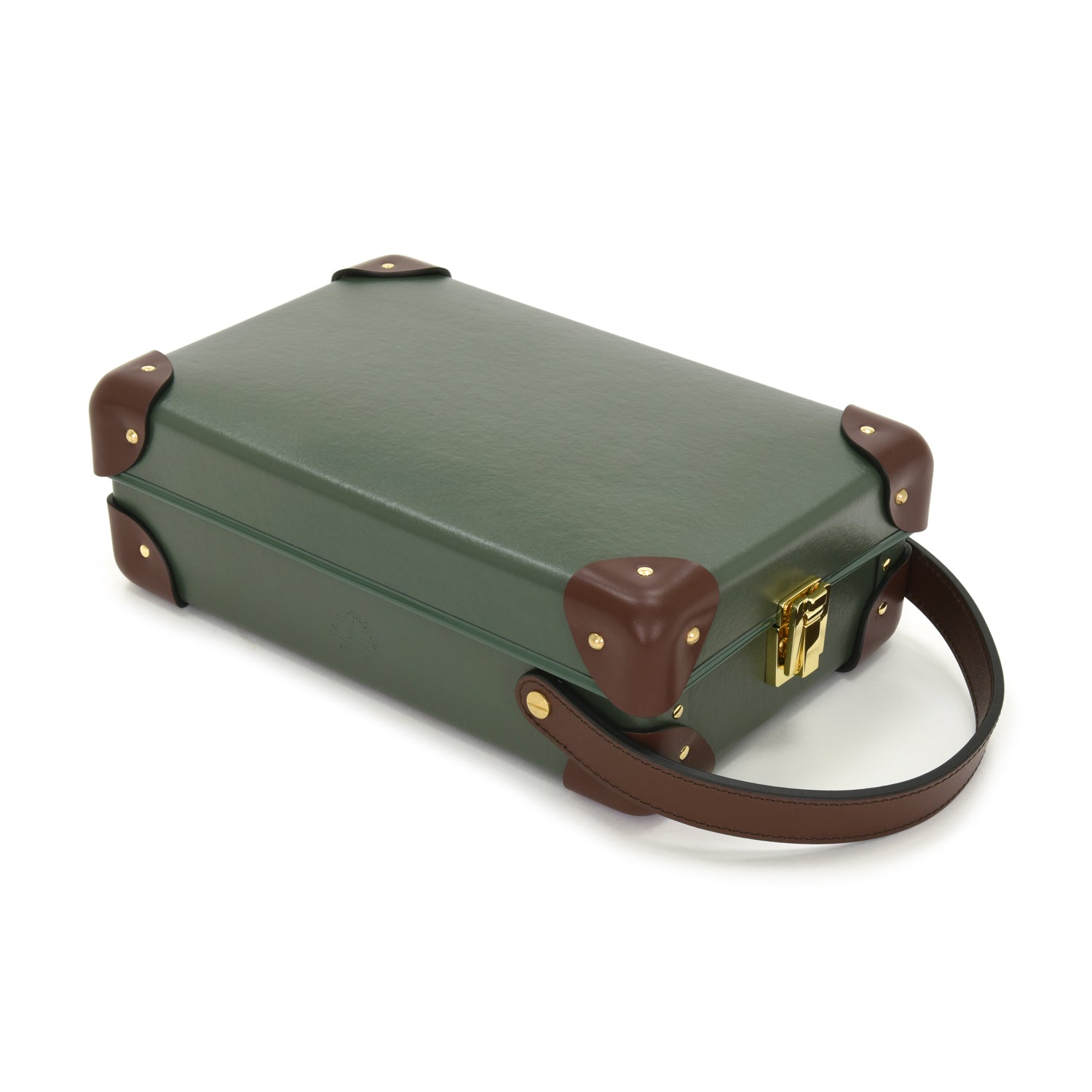 Centenary · 6-Slot Watch Case | Green/Brown - GLOBE-TROTTER