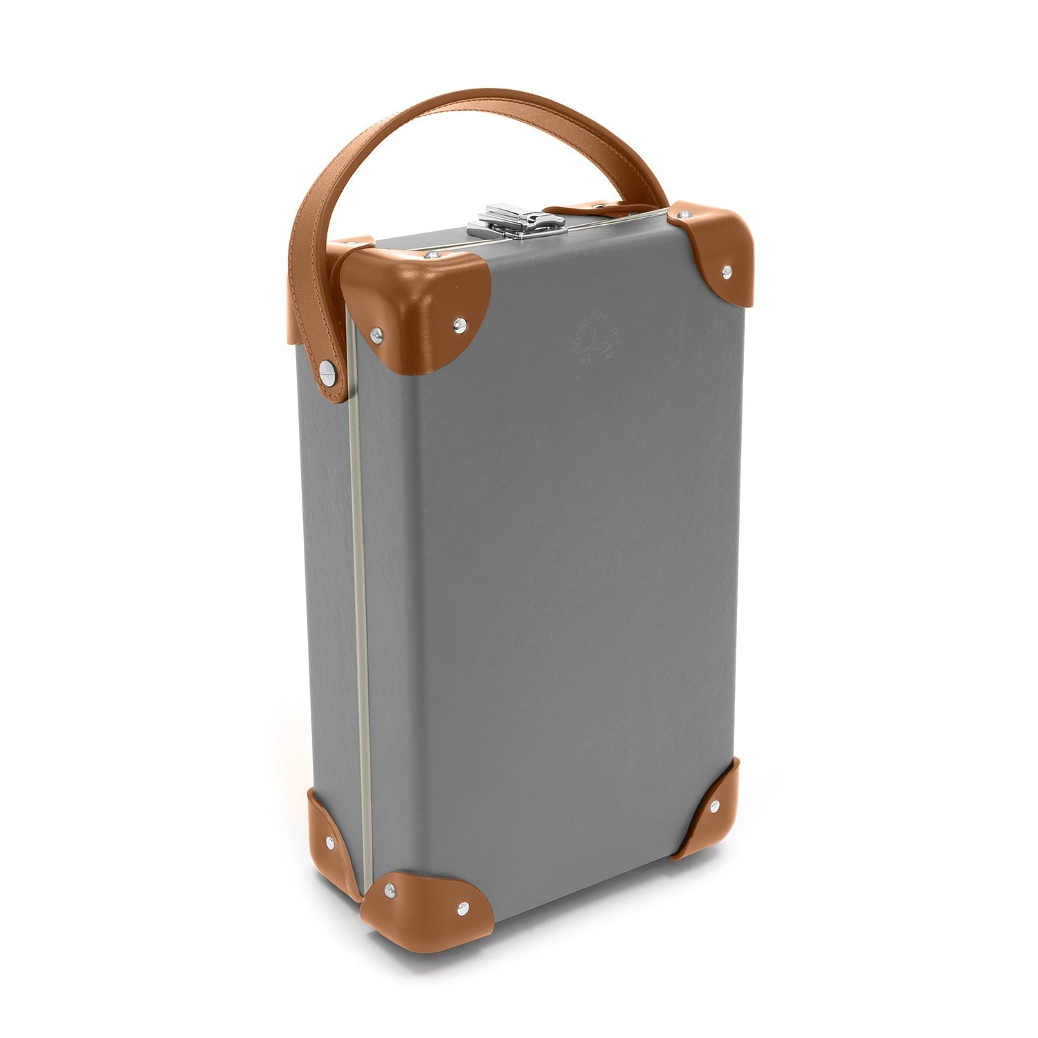 Centenary · 6-Slot Watch Case | Grey/Caramel - GLOBE-TROTTER