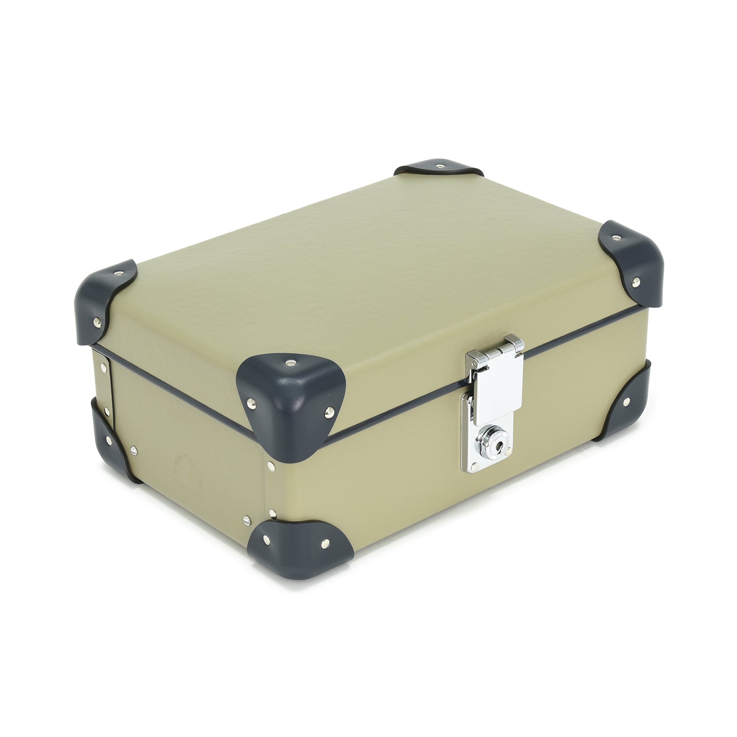 Centenary · 6-Slot Watch Case - Landscape | Olive/Navy/Chrome - GLOBE-TROTTER