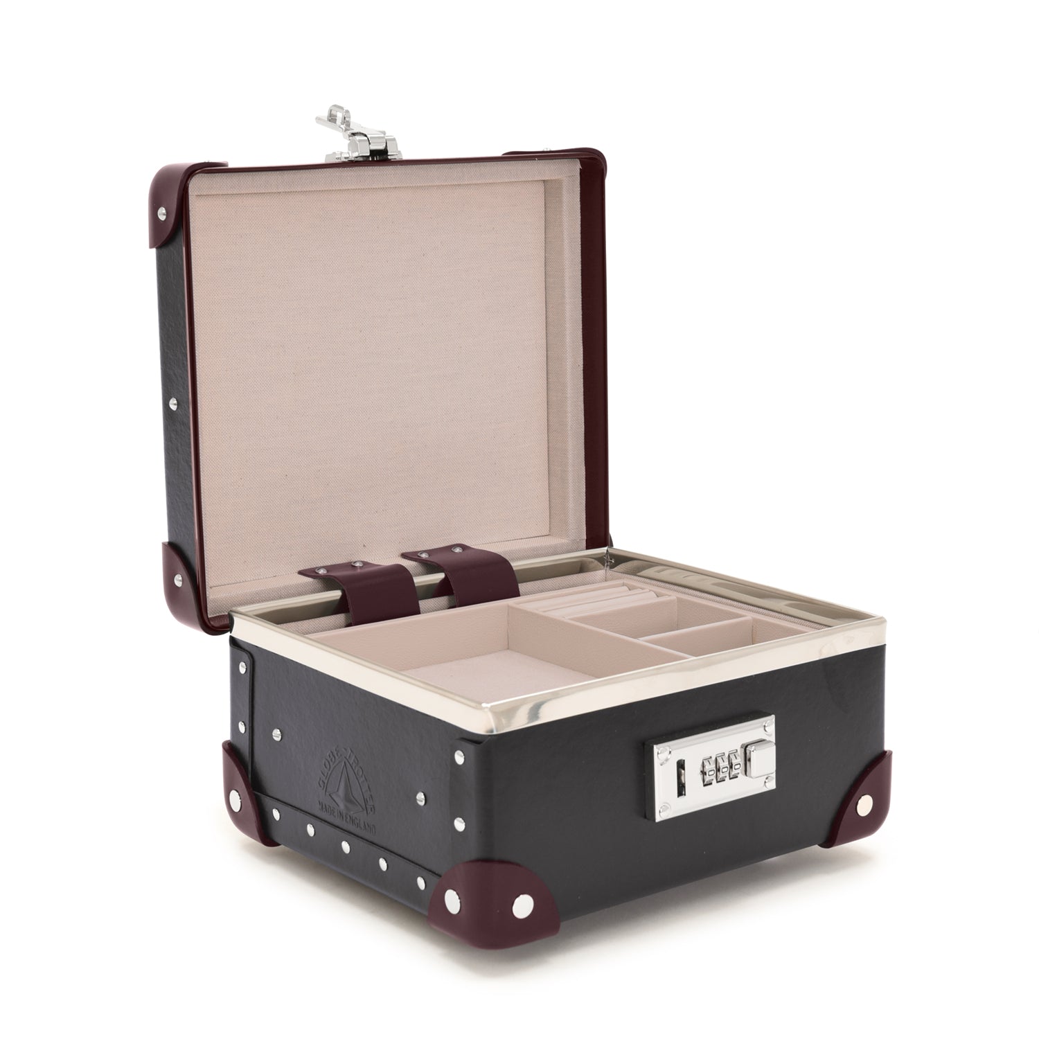 Centenary · Jewellery Case | Brown/Burgundy - GLOBE-TROTTER