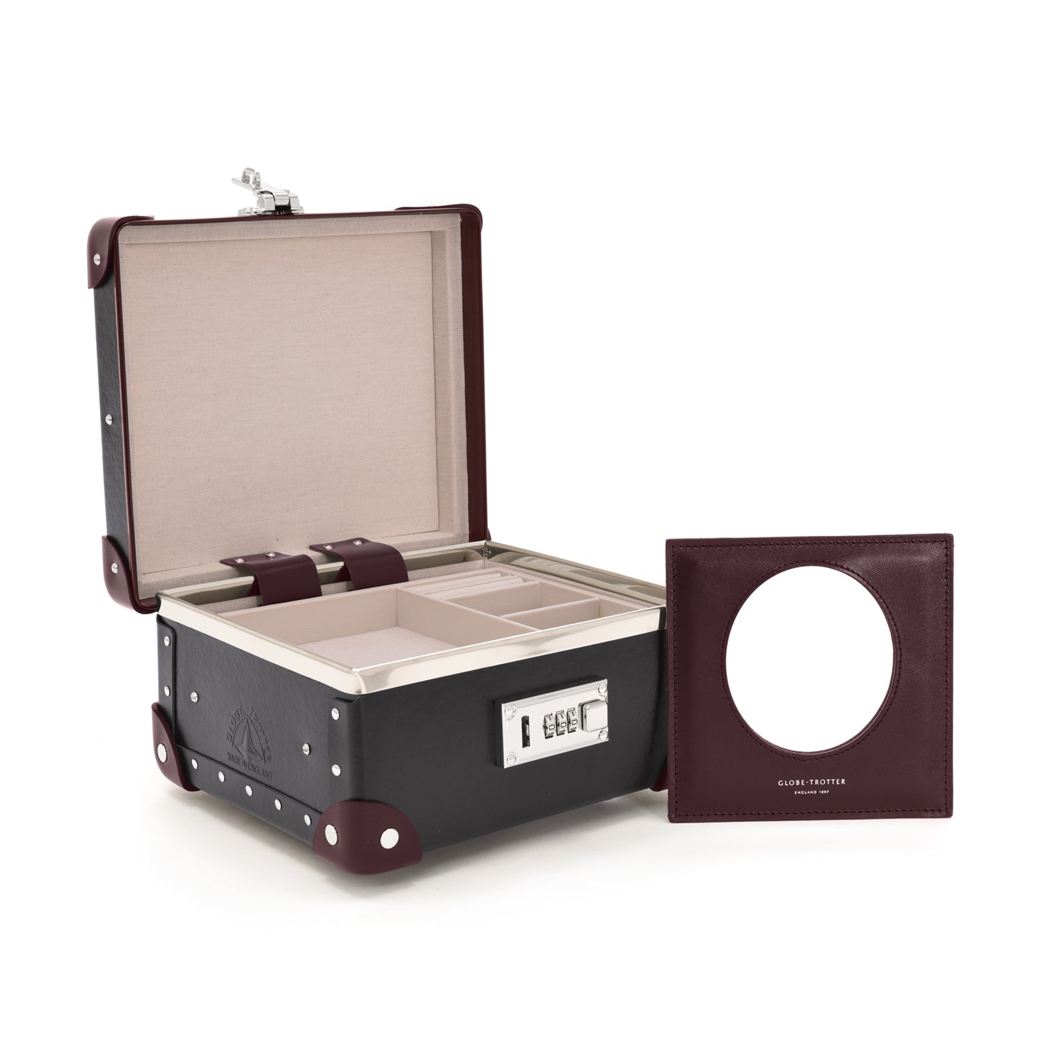 Centenary · Jewellery Case | Brown/Burgundy - GLOBE-TROTTER