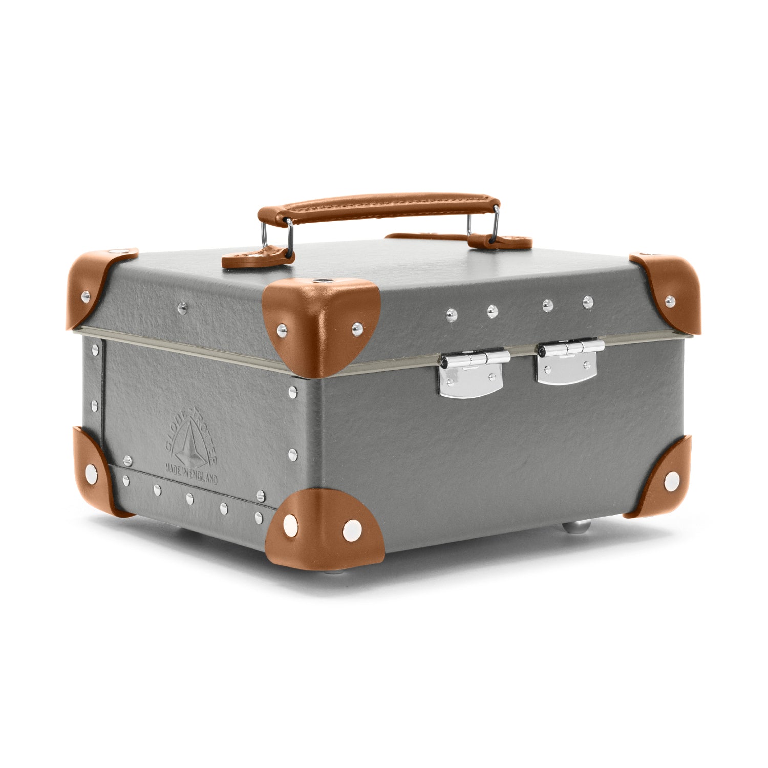 Centenary · Jewellery Case | Grey/Caramel - GLOBE-TROTTER