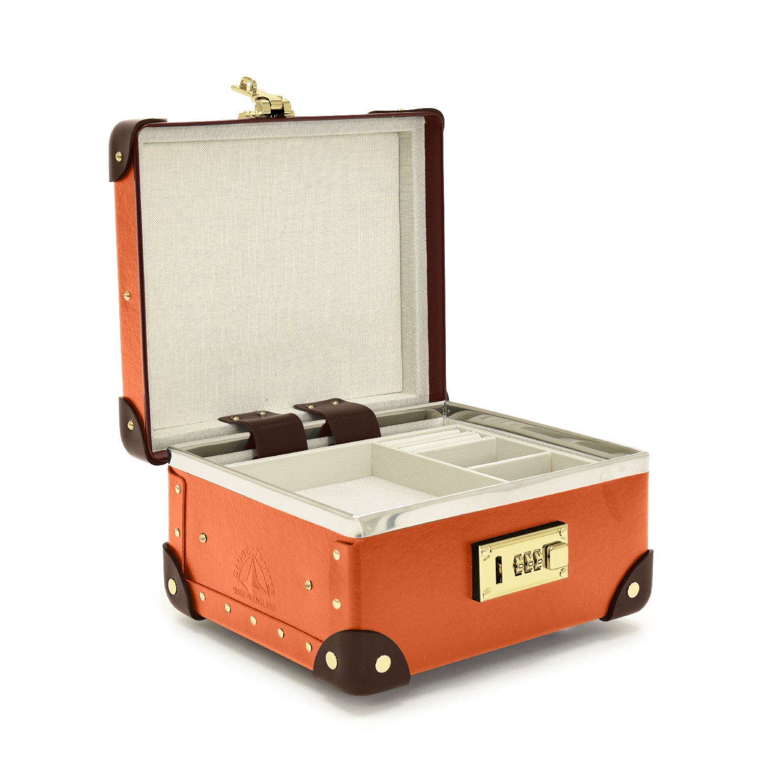 Centenary · Jewellery Case | Marmalade/Brown - GLOBE-TROTTER