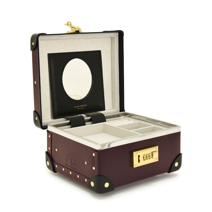 Centenary · Jewellery Case | Oxblood/Black/Gold – first image