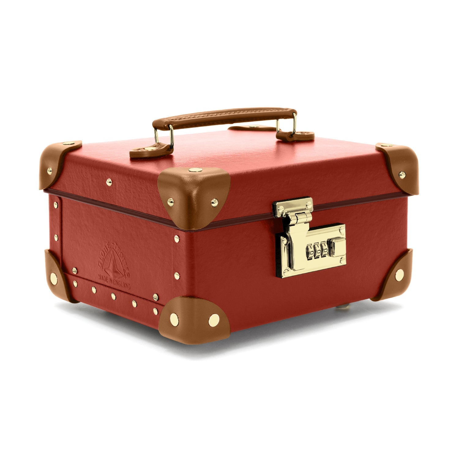 Centenary · Jewellery Case | Red/Caramel - GLOBE-TROTTER