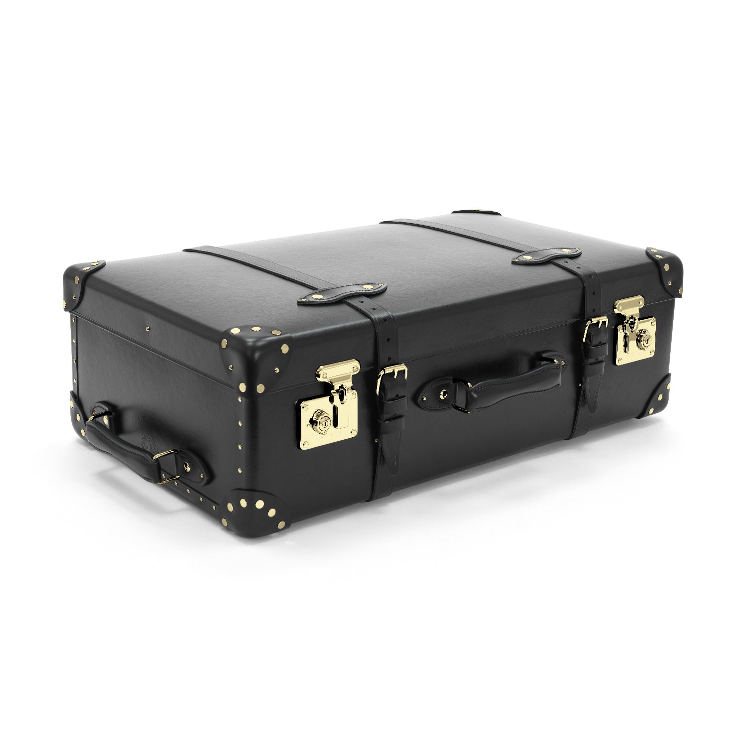 Centenary · Large Suitcase | Black/Black/Gold - GLOBE-TROTTER