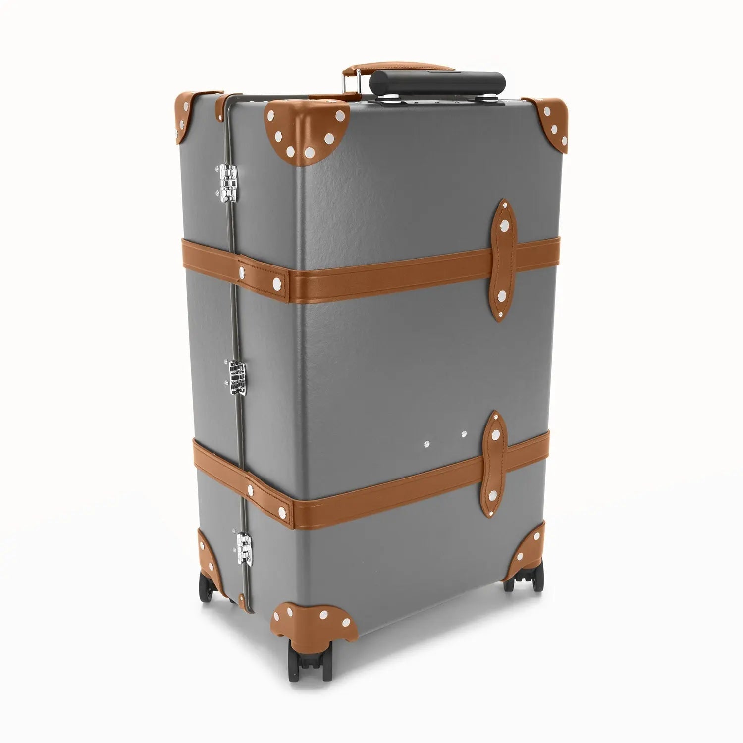 New - Centenary · Medium Check-In - 4 Wheels | Grey/Caramel - GLOBE-TROTTER