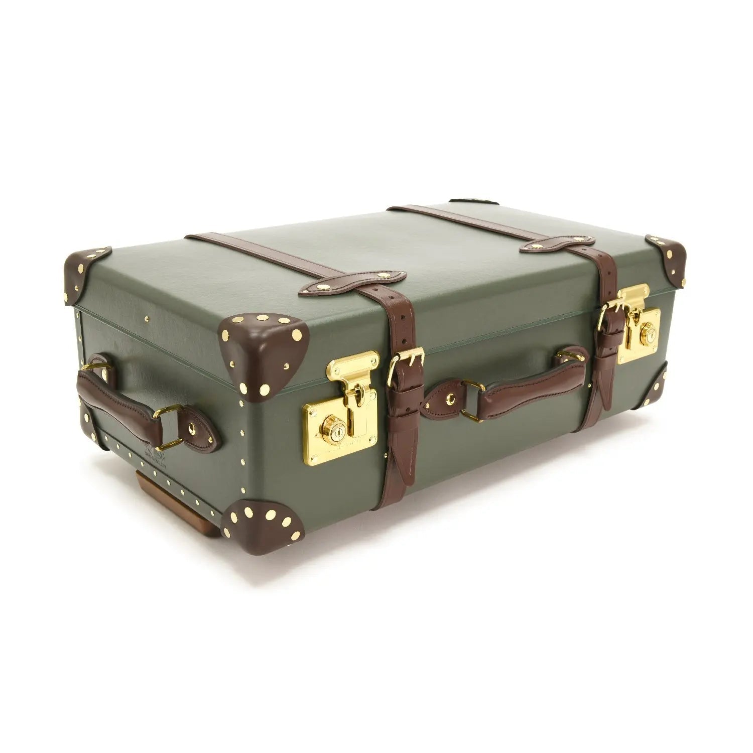 New - Centenary · Medium Check-In - 2 Wheels | Green/Brown - GLOBE-TROTTER