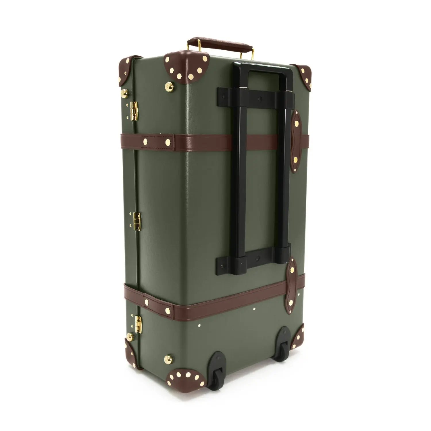 New - Centenary · Medium Check-In - 2 Wheels | Green/Brown - GLOBE-TROTTER