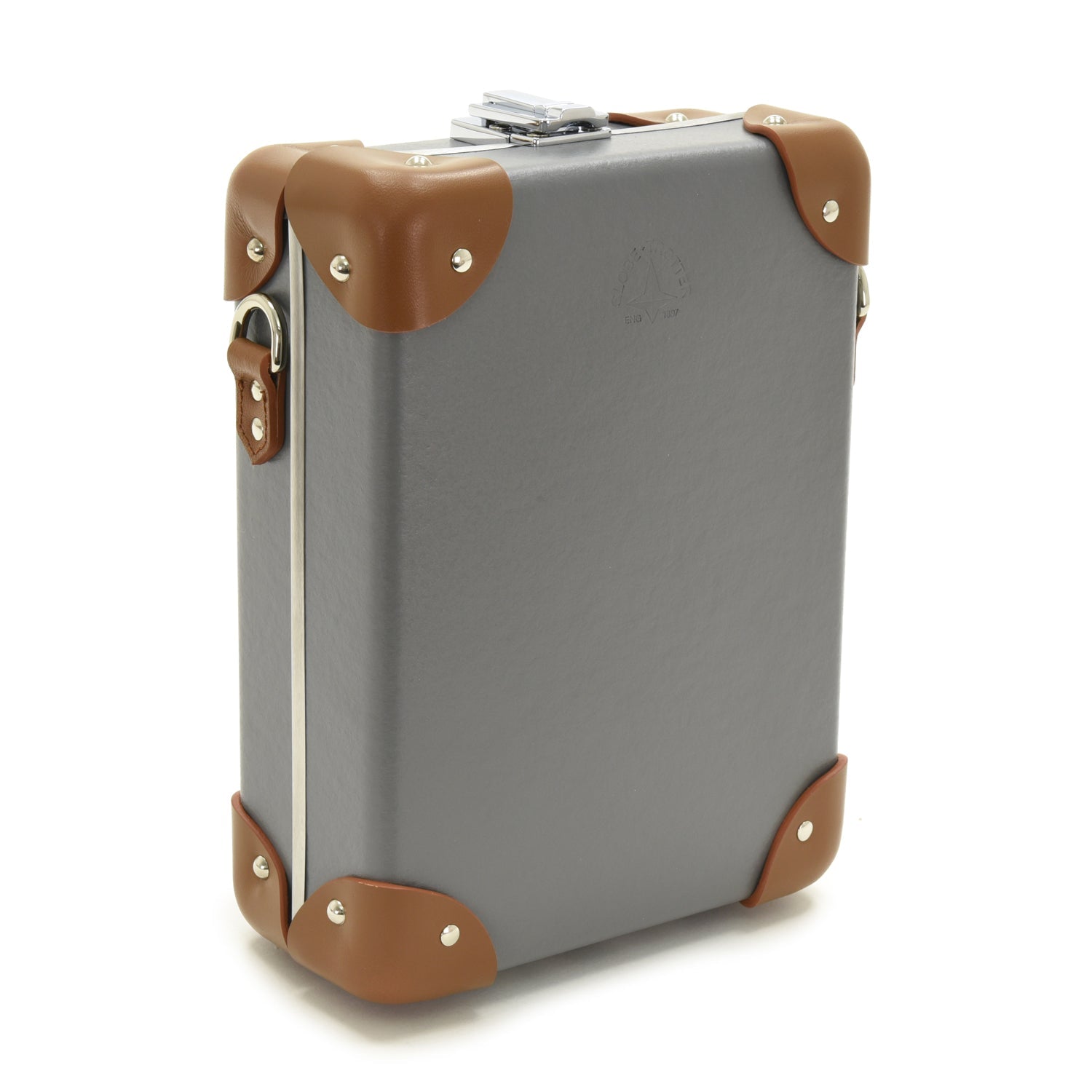 Centenary · Messenger Case | Grey/Caramel - GLOBE-TROTTER