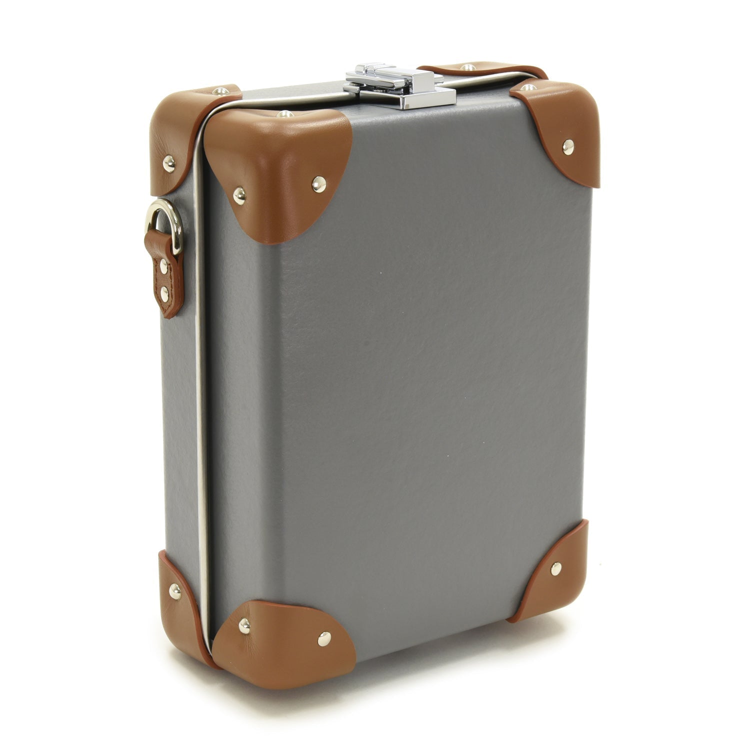 Centenary · Messenger Case | Grey/Caramel - GLOBE-TROTTER