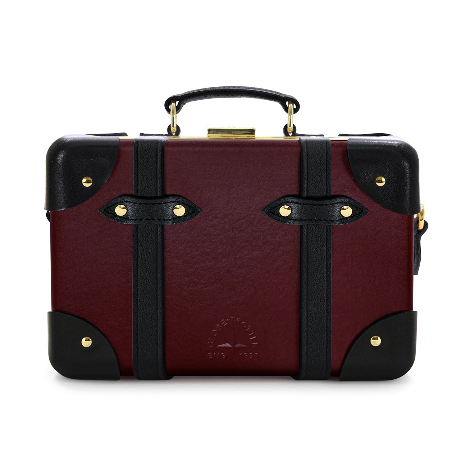 Centenary · Microcase | Oxblood/Black/Gold - GLOBE-TROTTER