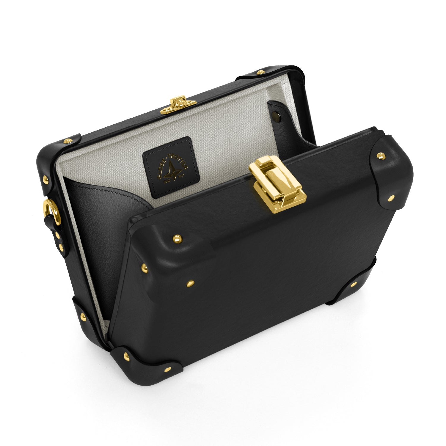 Centenary · Miniature Case | Black/Black/Gold - GLOBE-TROTTER