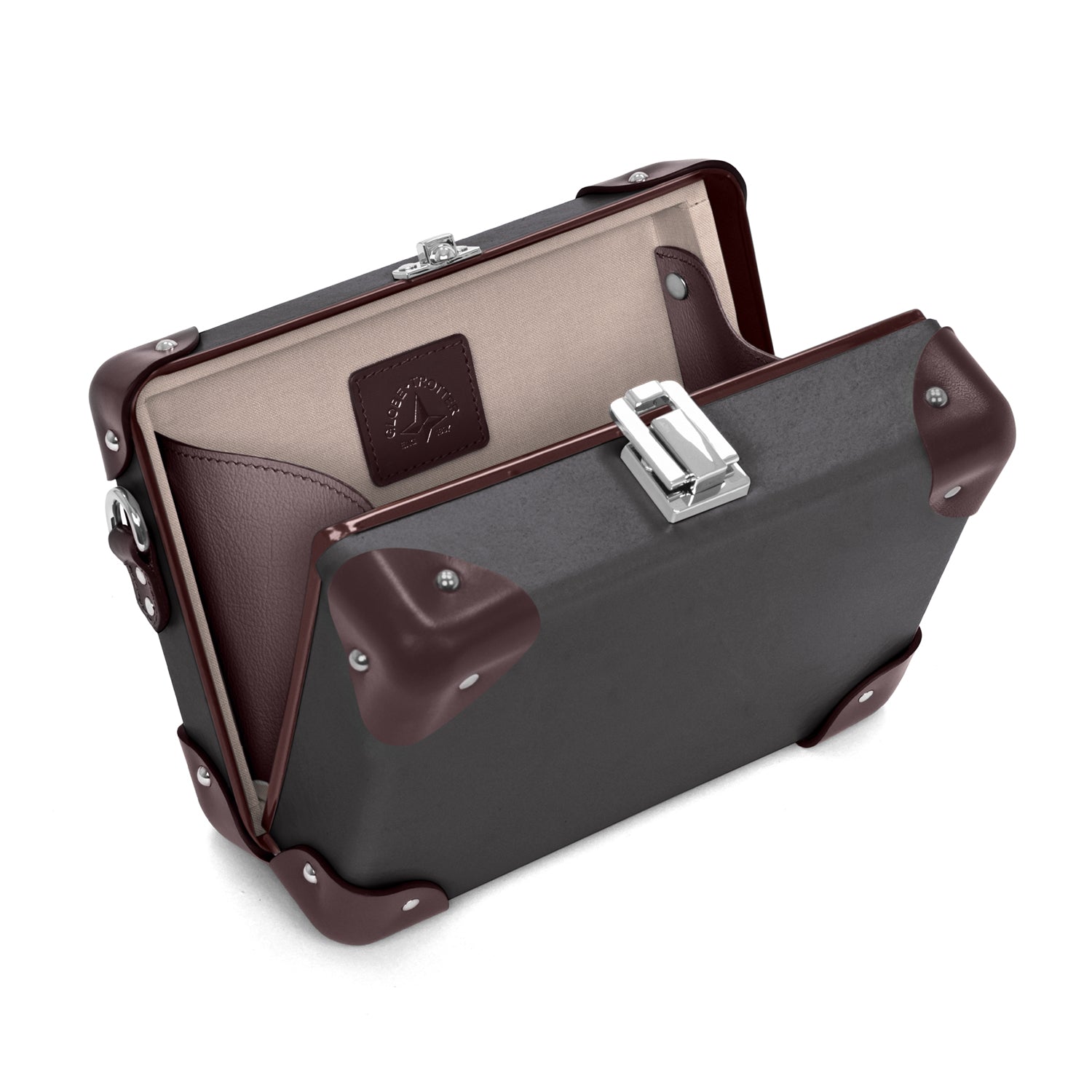 Centenary · Miniature Case | Brown/Burgundy - GLOBE-TROTTER