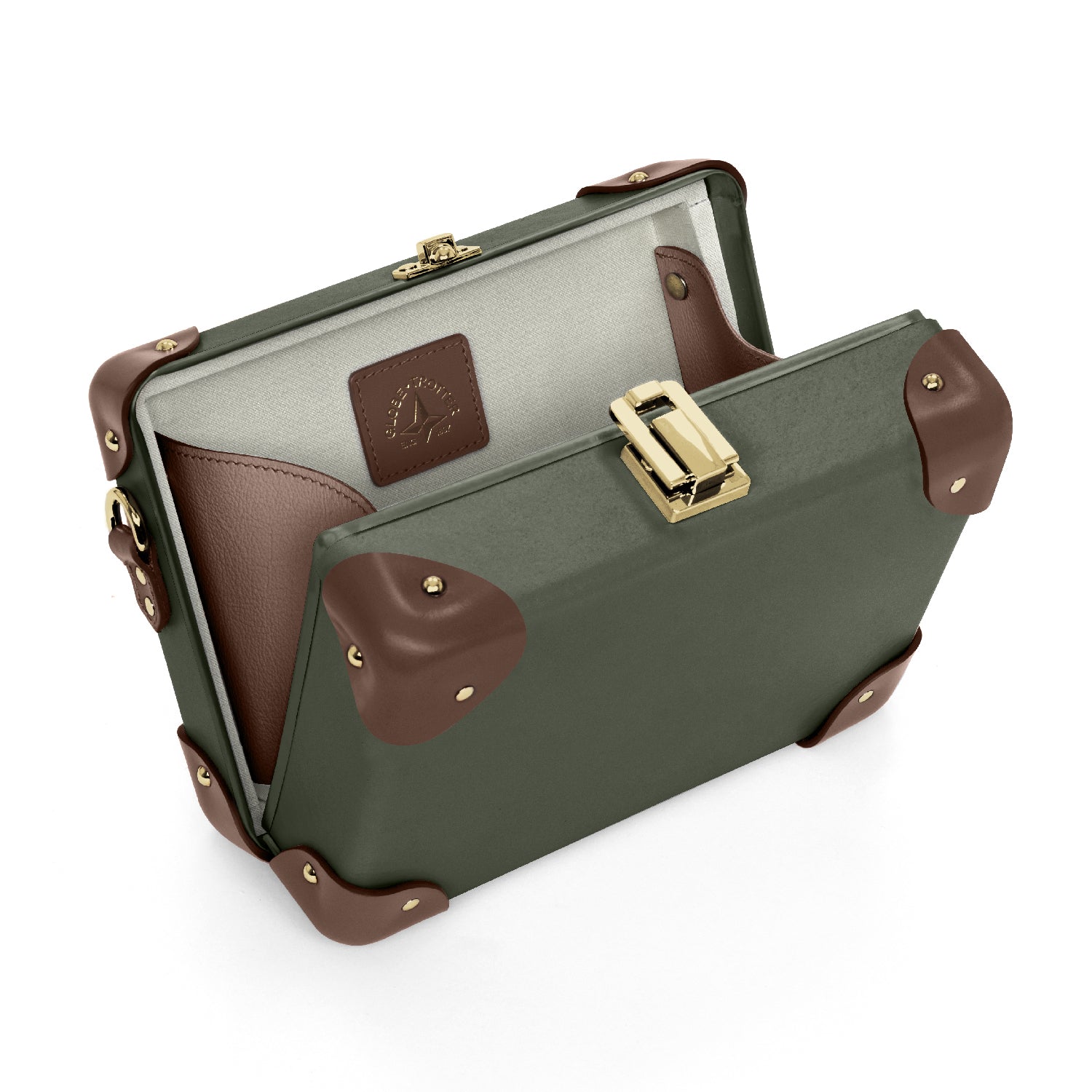 Centenary · Miniature Case | Green/Brown - GLOBE-TROTTER