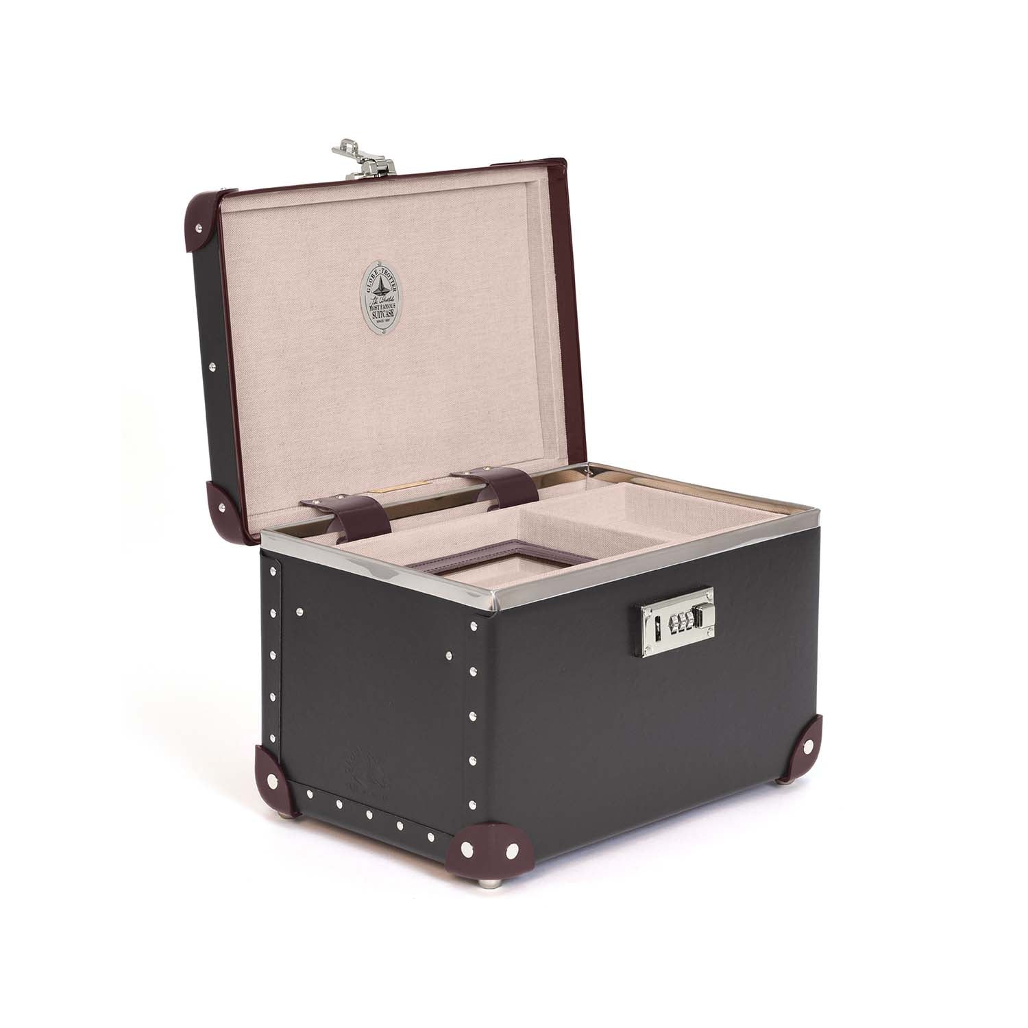 Centenary · Vanity Case | Brown/Burgundy - GLOBE-TROTTER