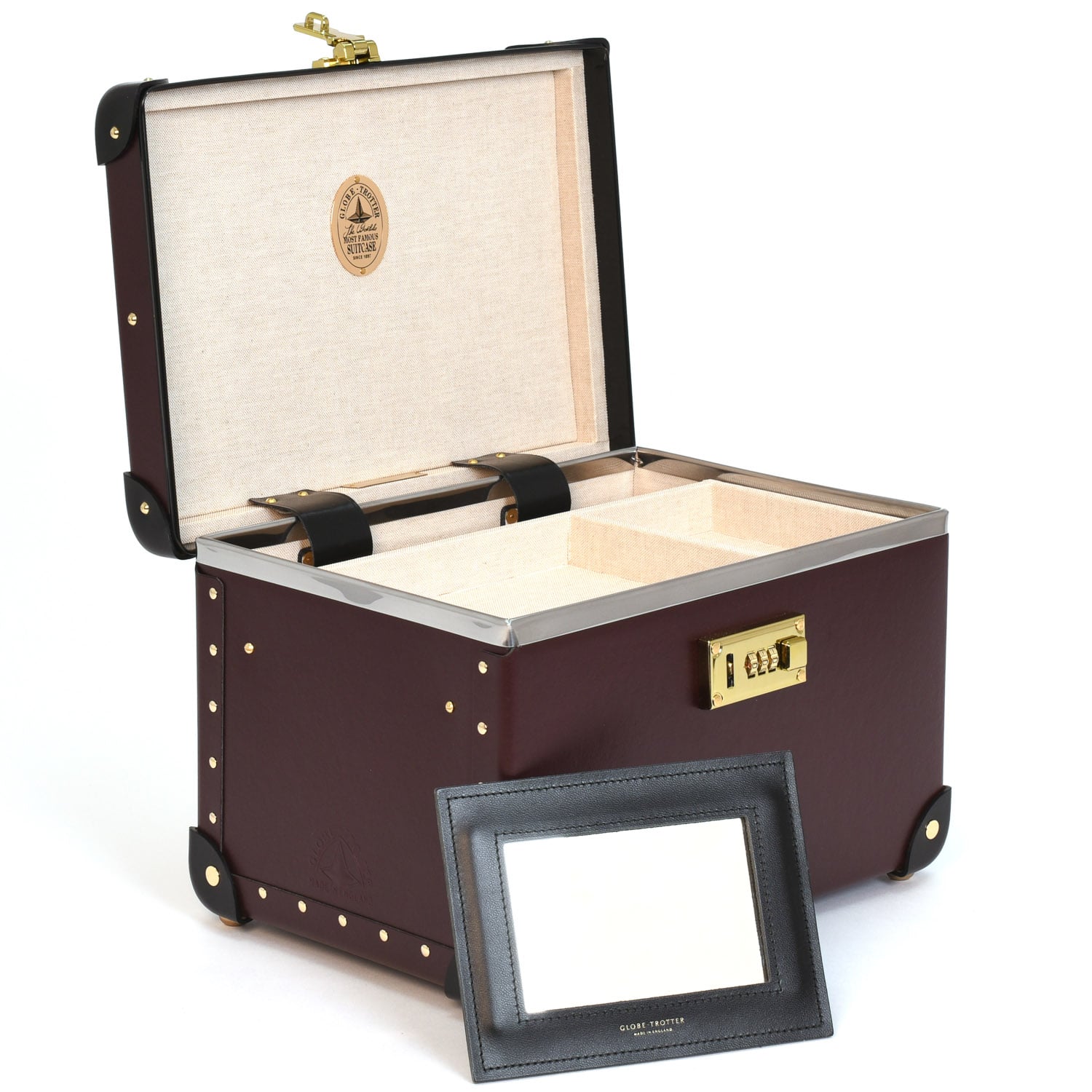 Centenary · Vanity Case | Oxblood/Black - GLOBE-TROTTER