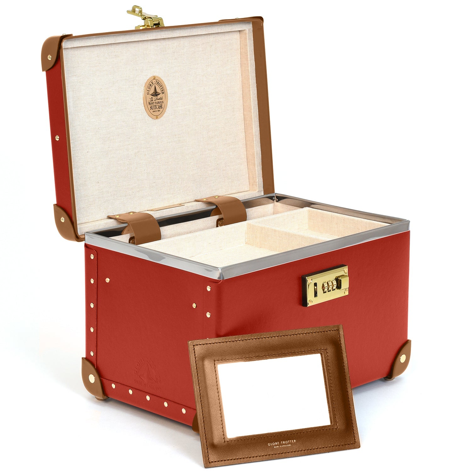 Centenary · Vanity Case | Red/Caramel - GLOBE-TROTTER