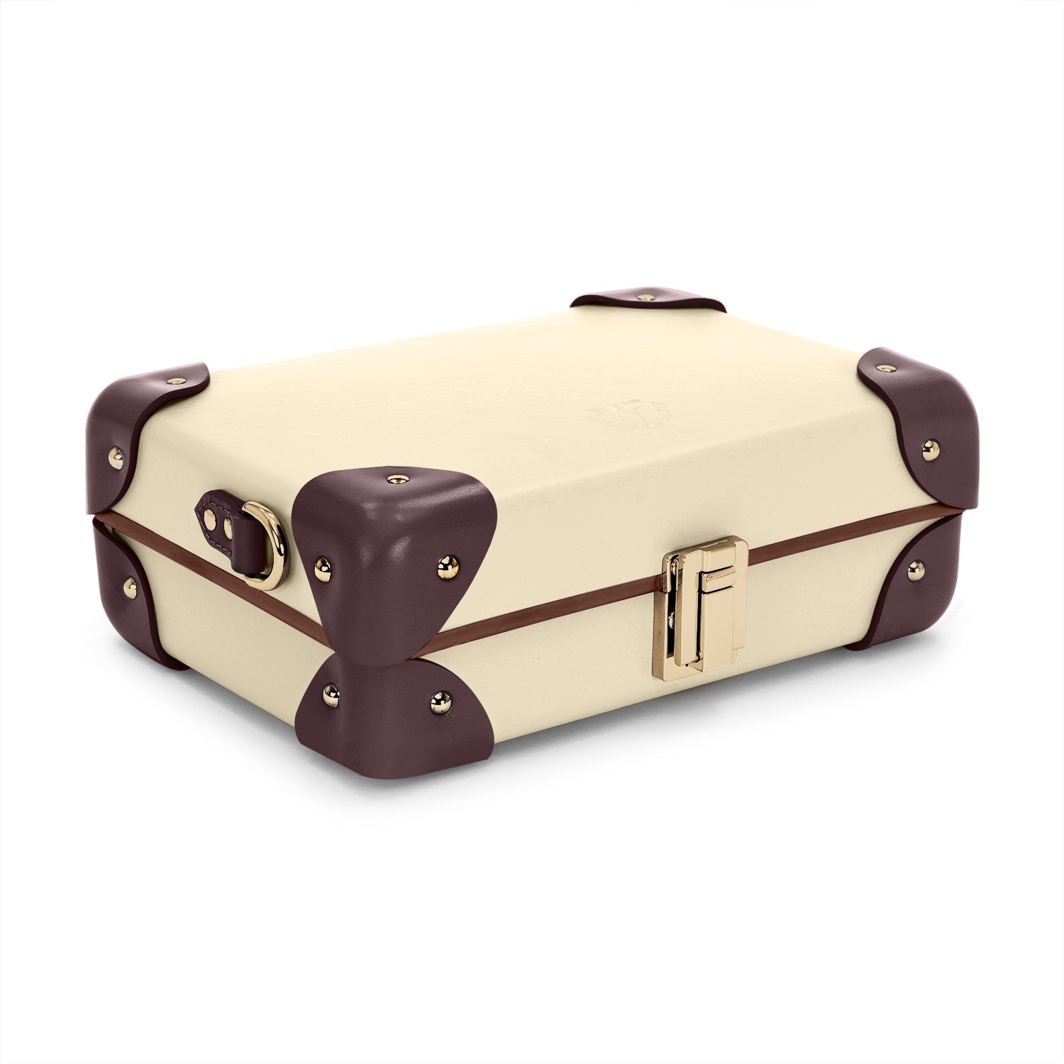 Chelsea Garden · Miniature Case | Ivory/Burgundy - GLOBE-TROTTER