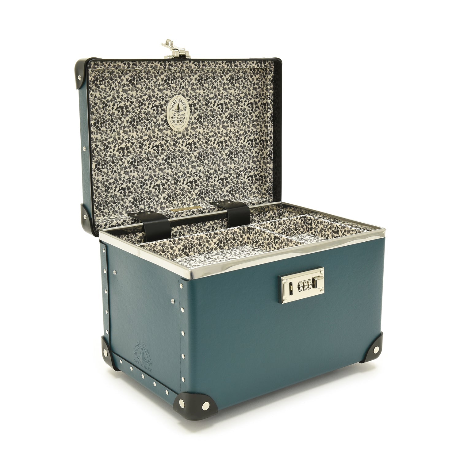 Chelsea Garden · Vanity Case | Blue/Black - GLOBE-TROTTER