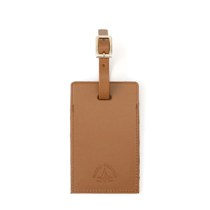 Luggage Tag | Caramel/Chrome - GLOBE-TROTTER