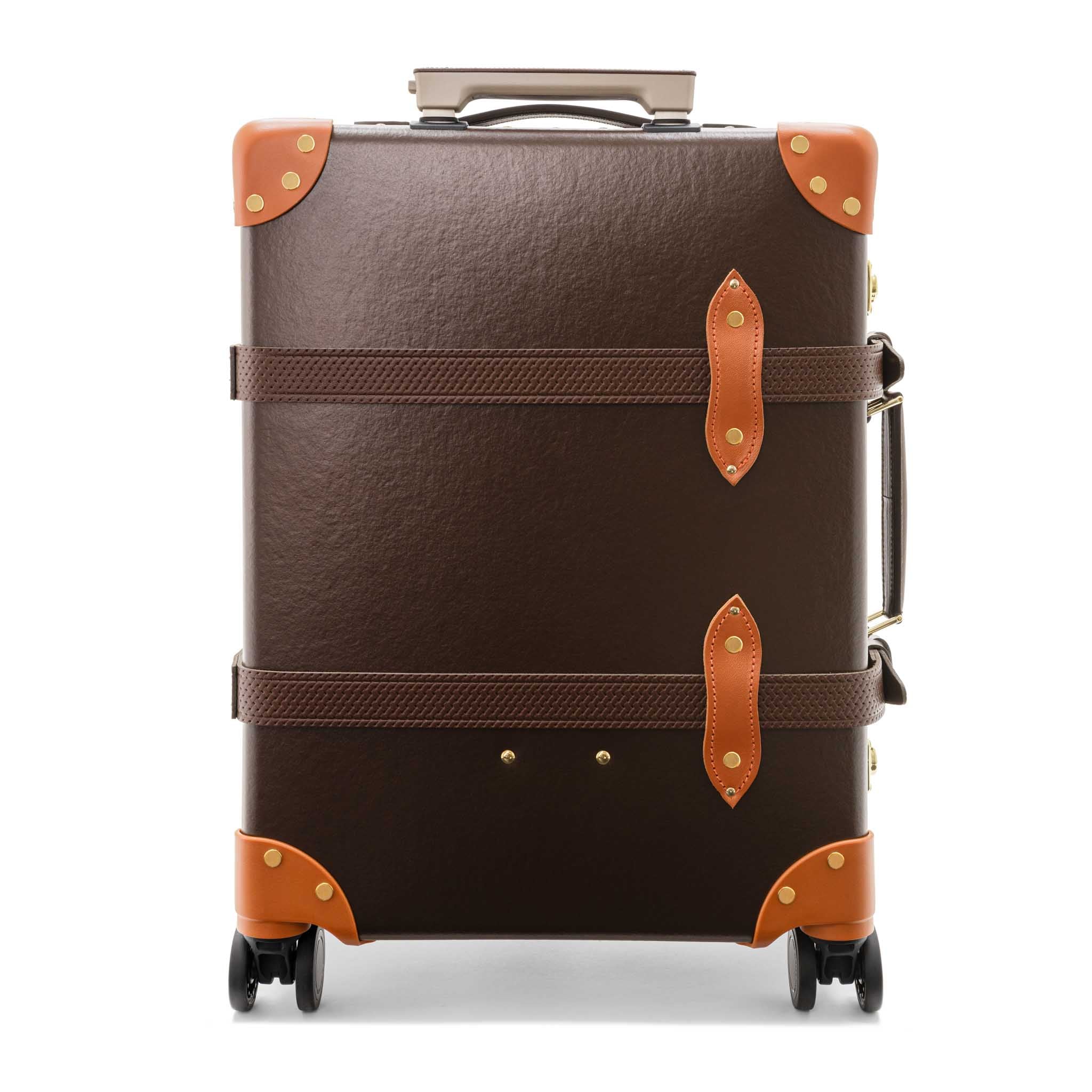 Cotswolds · Carry-On - 4 Wheels | Coffee Brown/Orange/Brass