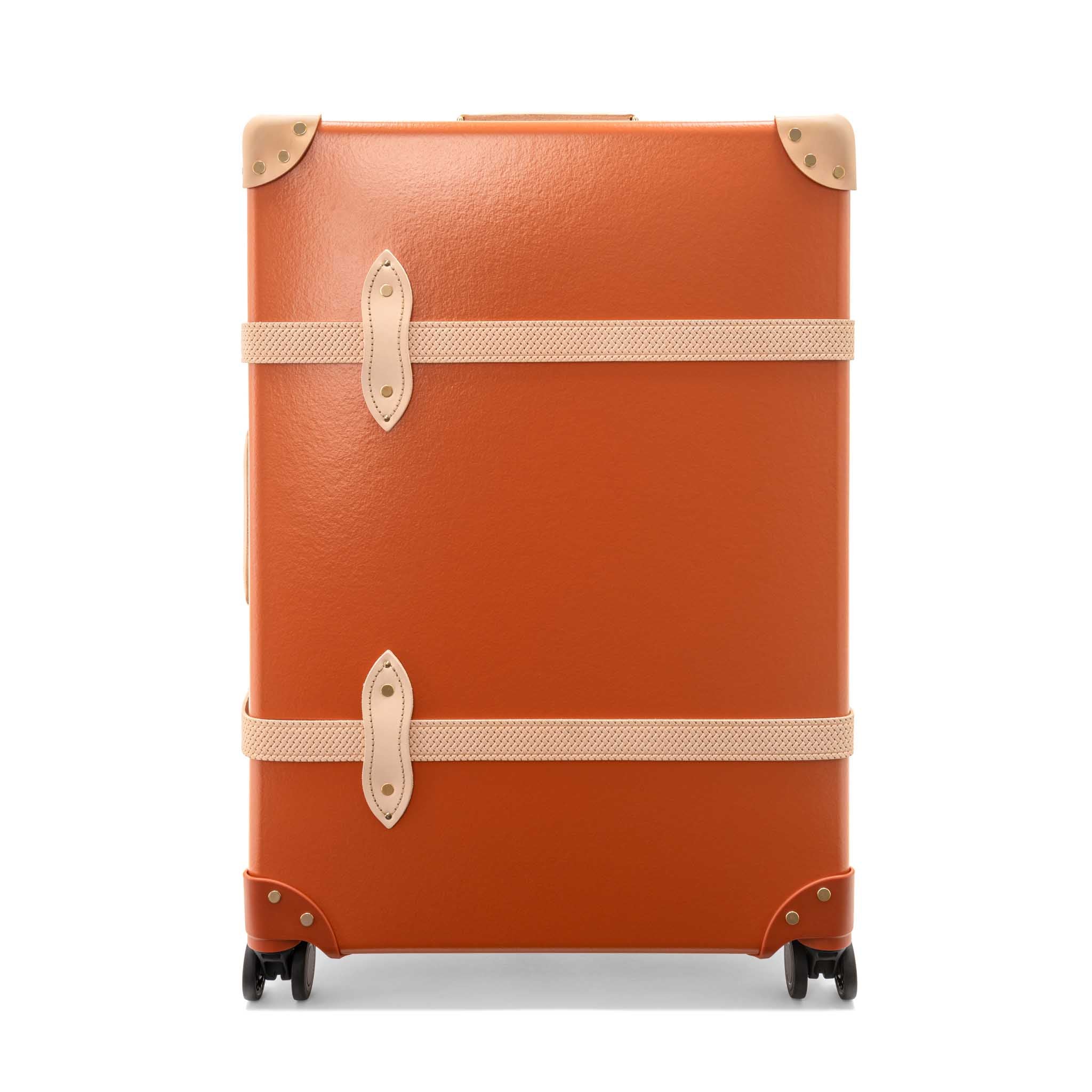 Cotswolds · Large Check-In - 4 Wheels | Orange/Natural/Brass