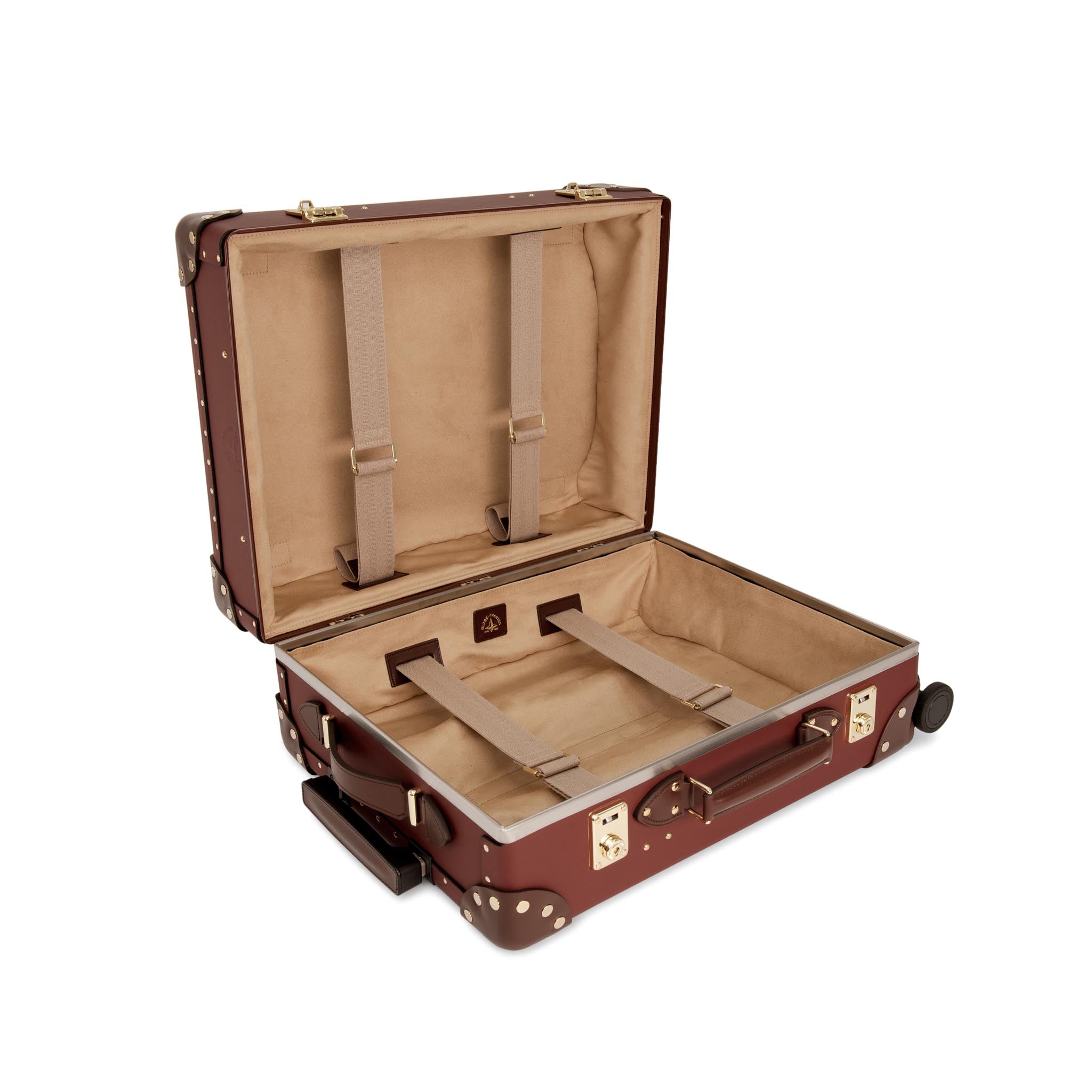 Crafted · Carry-On - 4 Wheels | Sherry Red/Brown/Gold