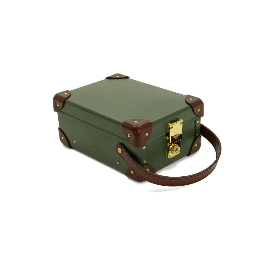 Cutler & Gross · 4-Slot Glasses Cases | Green/Brown/Gold – first image