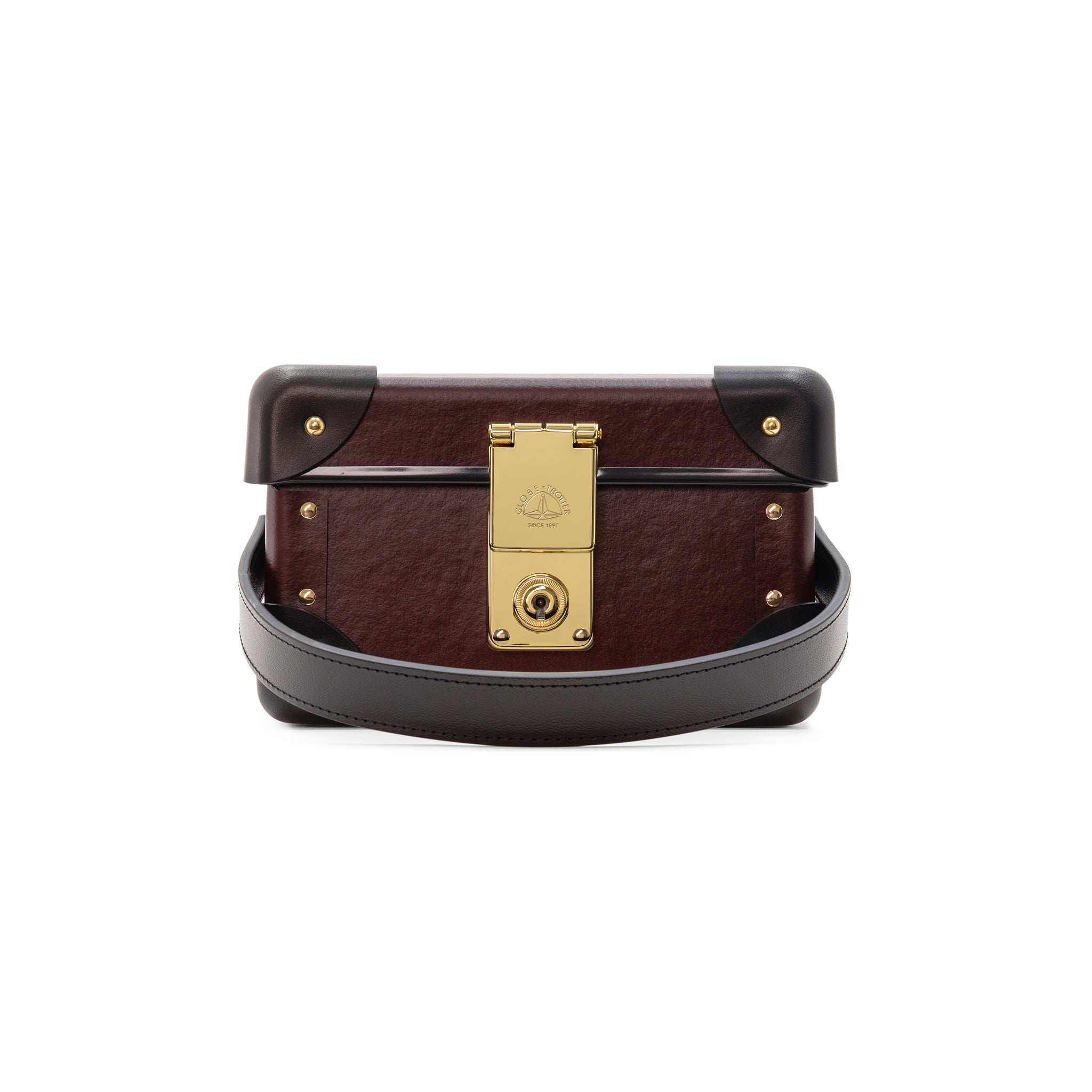 Cutler and Gross · 4-Slot Glasses Cases | Oxblood/Black/Gold