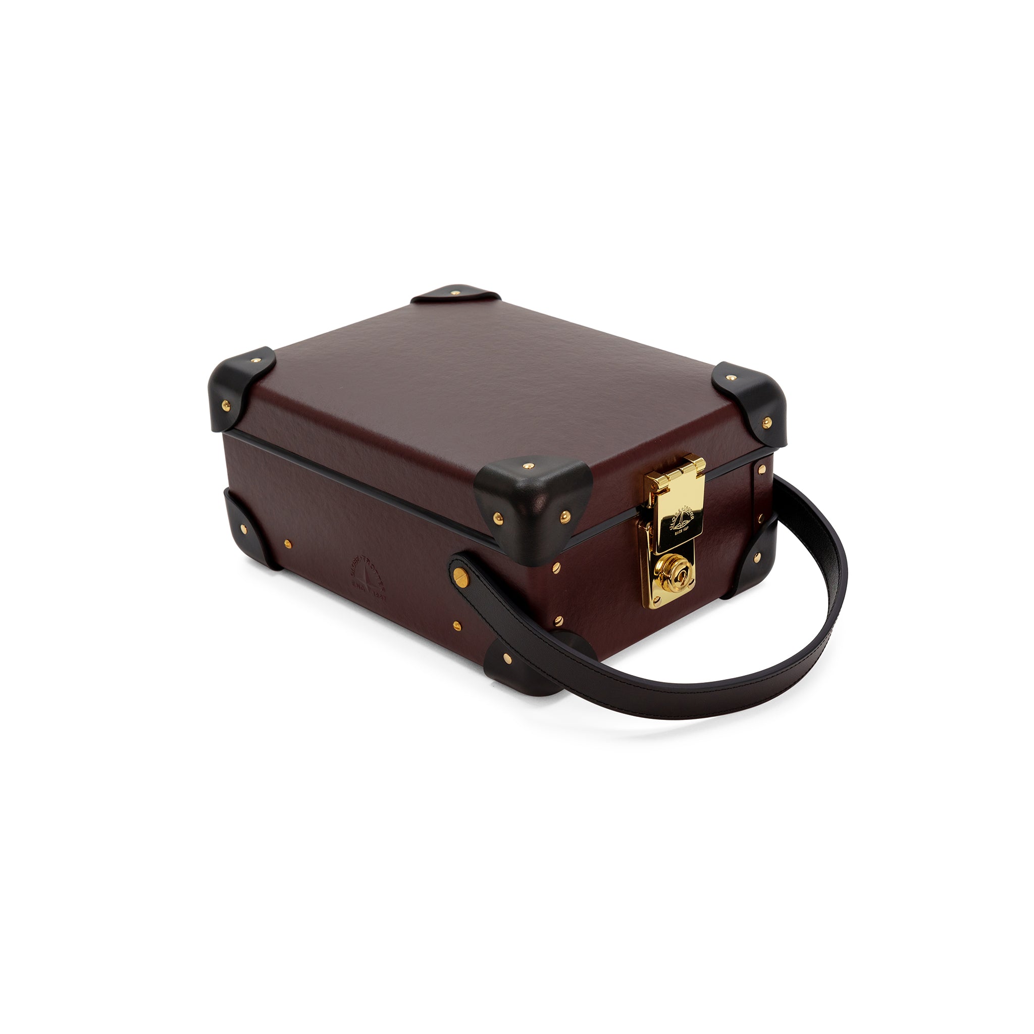 Cutler and Gross · 4-Slot Glasses Cases | Oxblood/Black/Gold