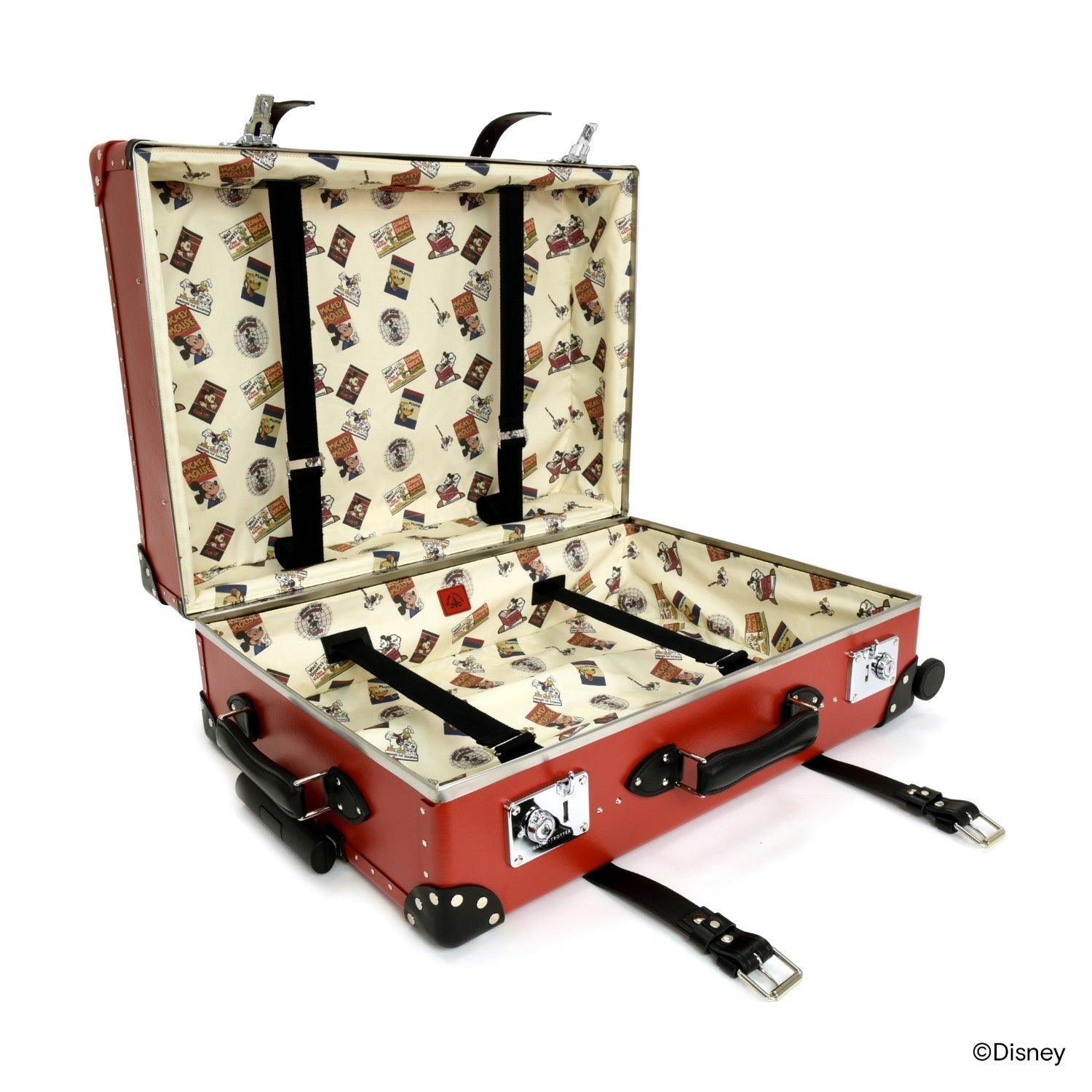 Disney - This Bag Contains Magic Collection · Large Check-In - 4 Wheels | Red/Black - GLOBE-TROTTER