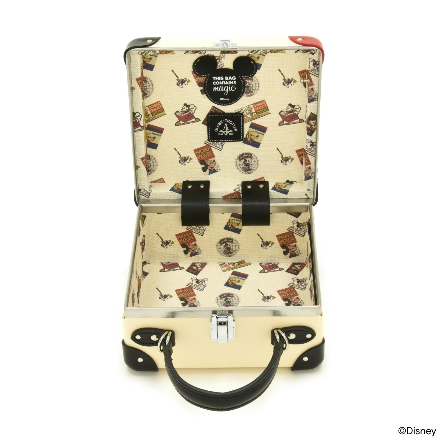 Disney - This Bag Contains Magic Collection · London Square | Ivory/Black - GLOBE-TROTTER