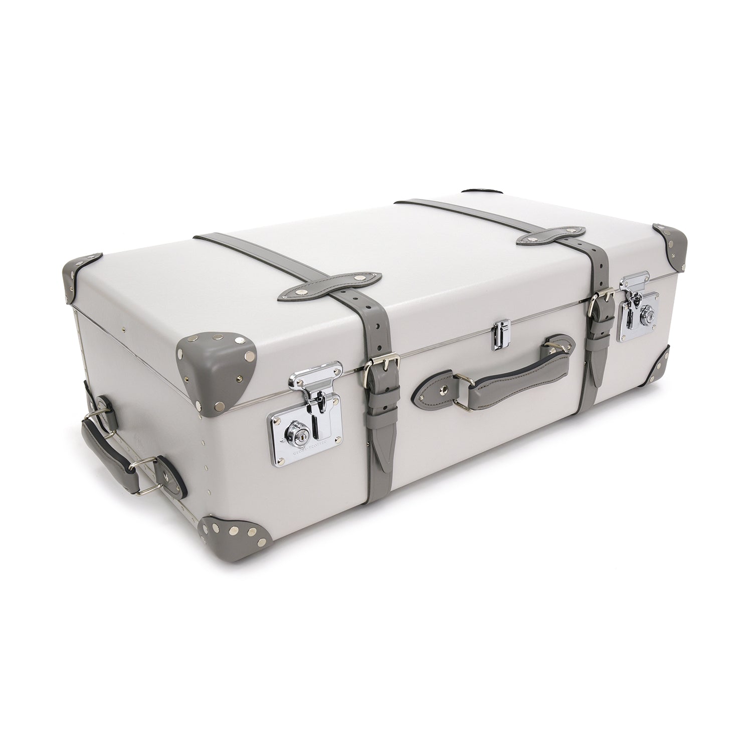 Elephant Family · Large Suitcase | Cloud Grey/Steel - GLOBE-TROTTER