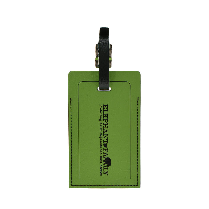 Elephant Family · Luggage Tag | Green