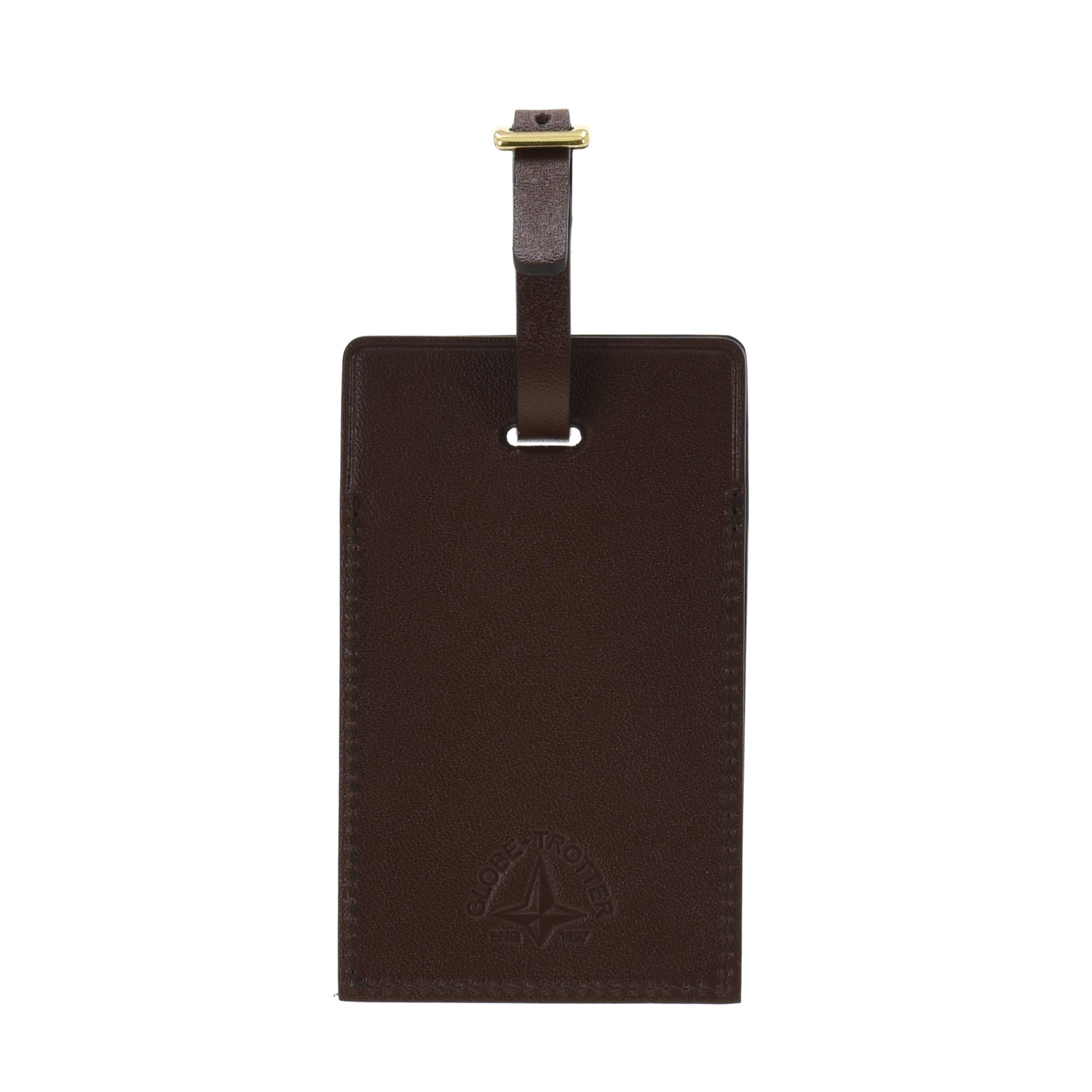 GOLF le FLEUR* · Luggage Tag | Brown - GLOBE-TROTTER