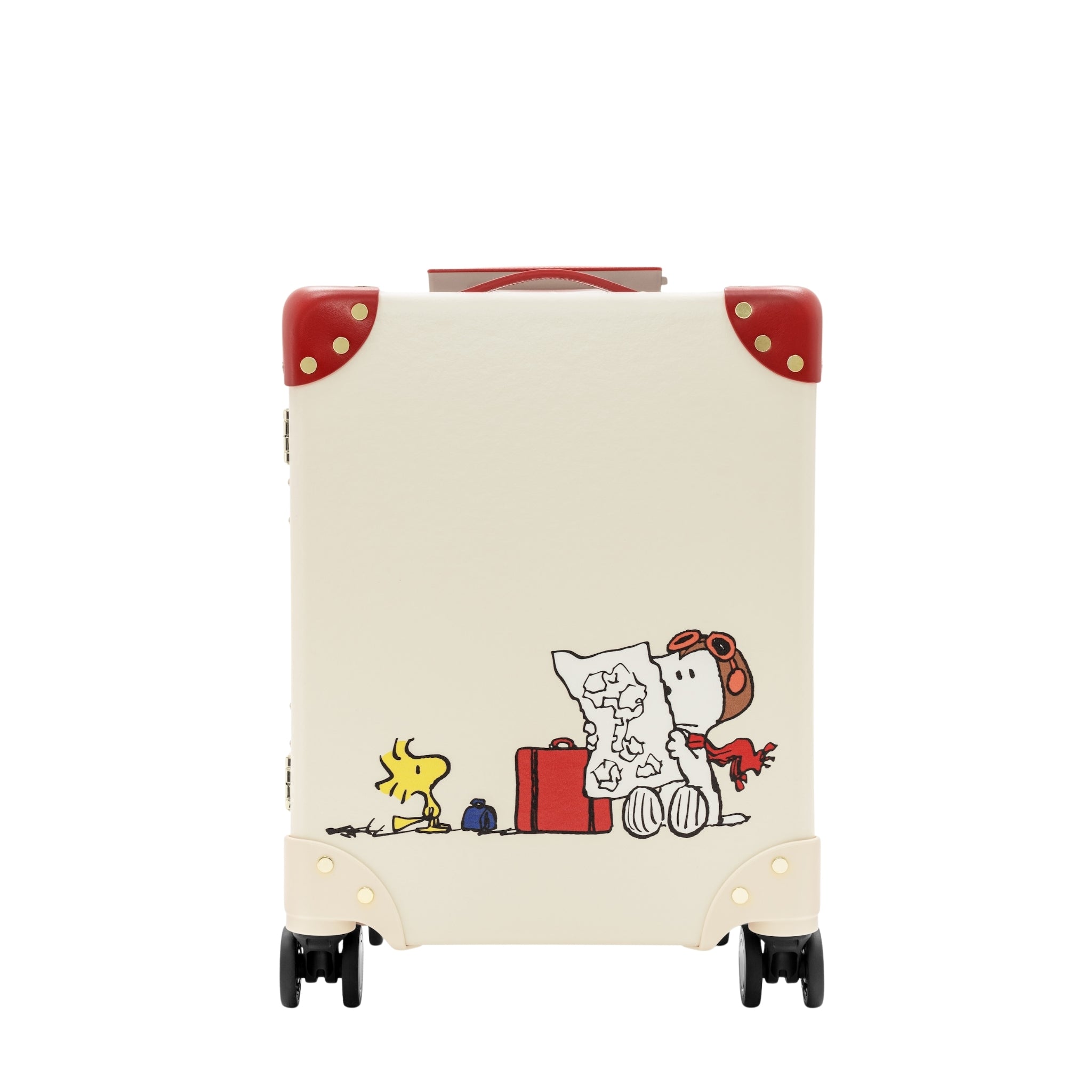Peanuts · Mini Carry-On - 4 Wheels | Ivory/Red/Gold