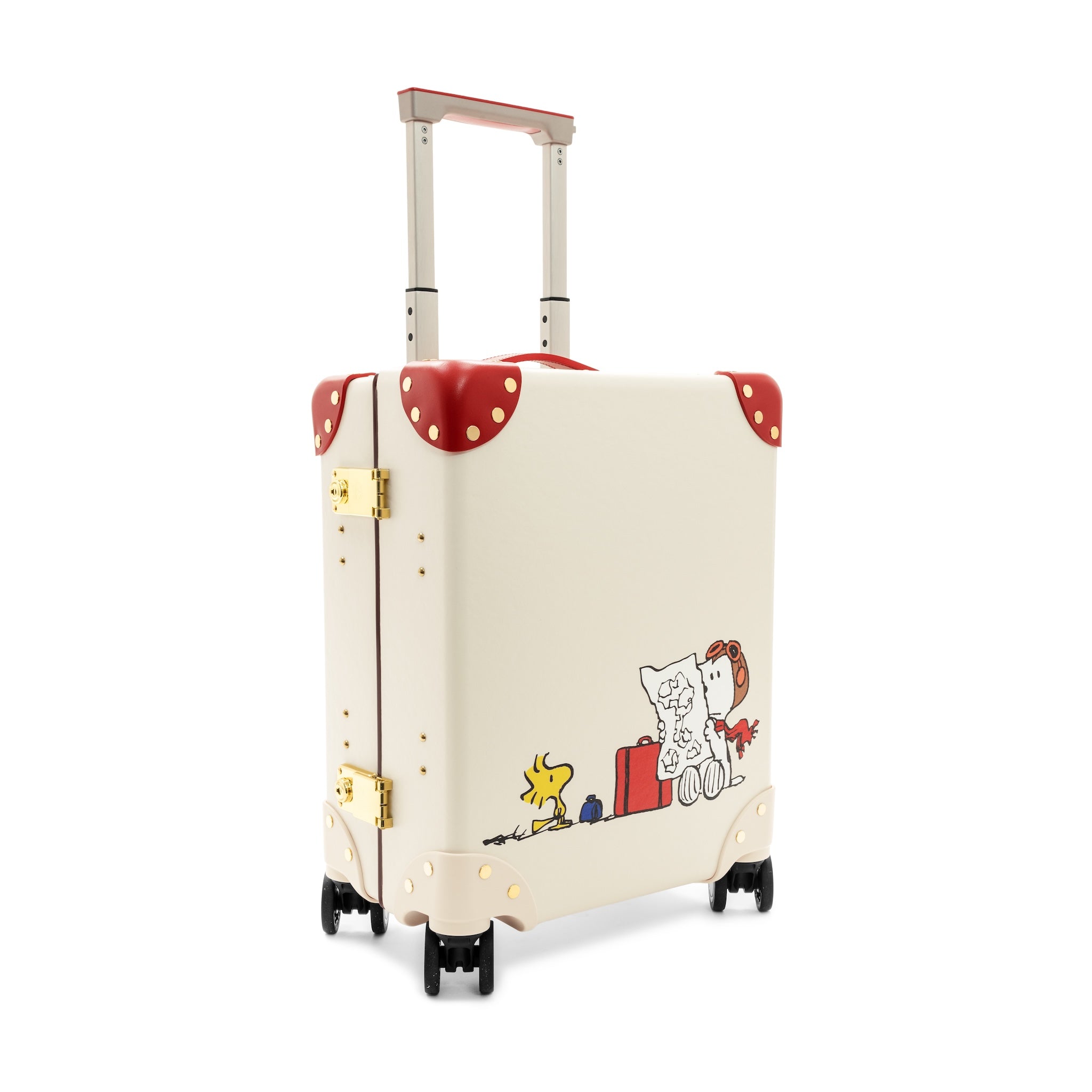 Peanuts · Mini Carry-On - 4 Wheels | Ivory/Red/Gold