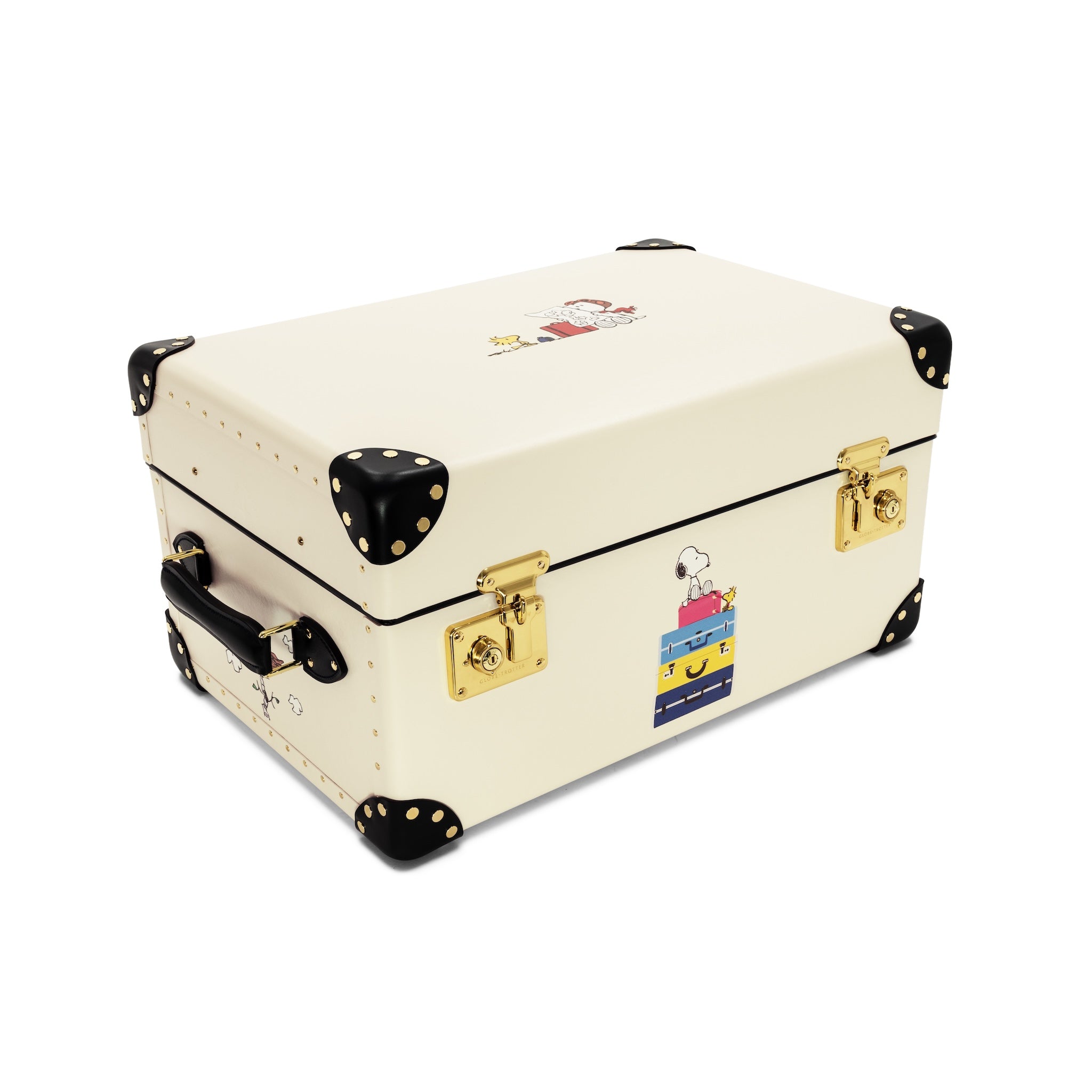 Peanuts · Toy Trunk | Ivory/Navy/Chrome