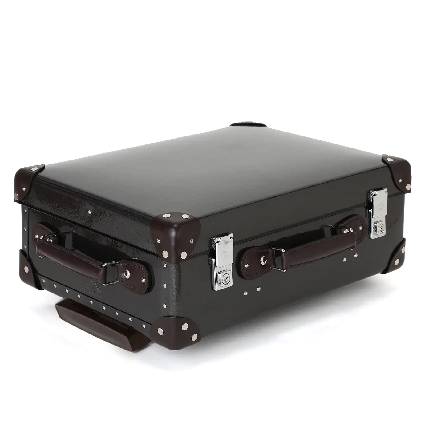 Caviar · Small Carry-On - 2 Wheels | Caviar/Chocolate/Chrome - GLOBE-TROTTER