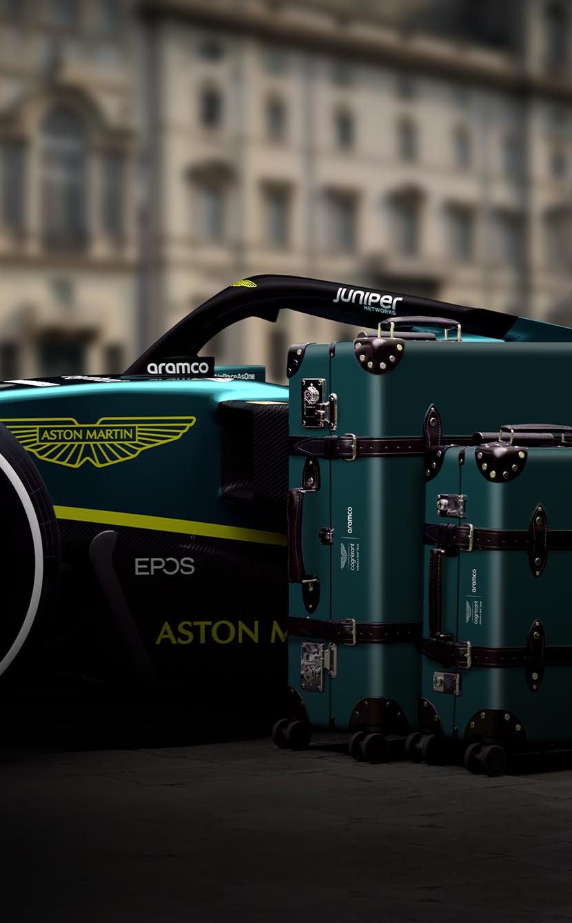 Aston Martin Formula One Luggage Partner Globe-Trotter