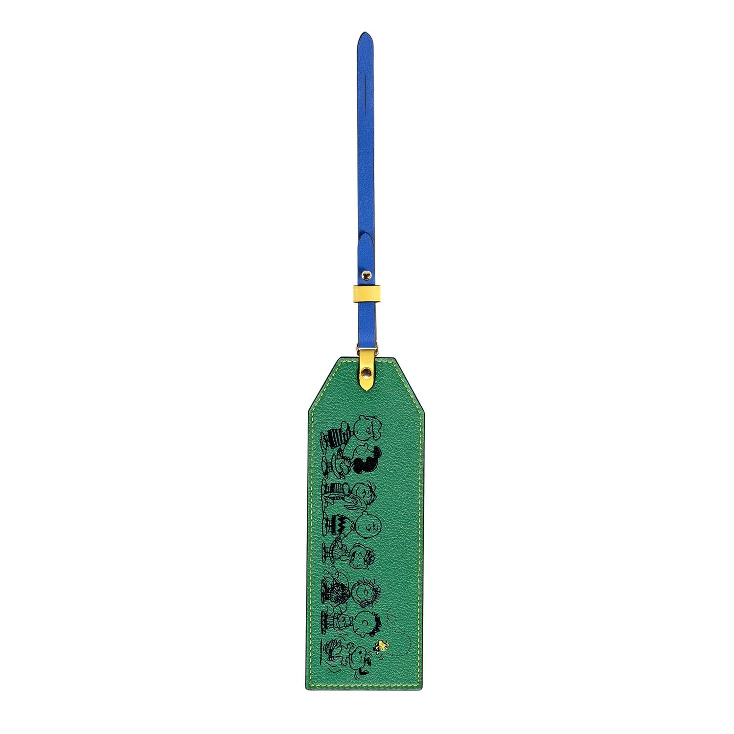 PEANUTS · Luggage Label | Green/Red