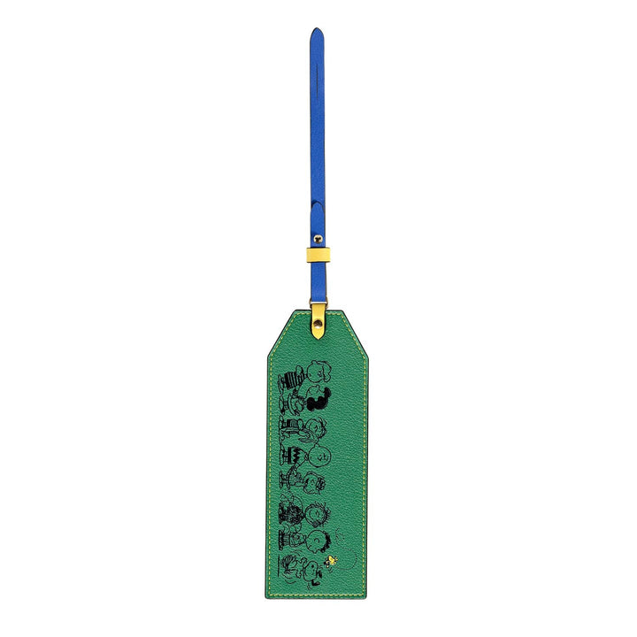 PEANUTS · Luggage Label | Green/Red