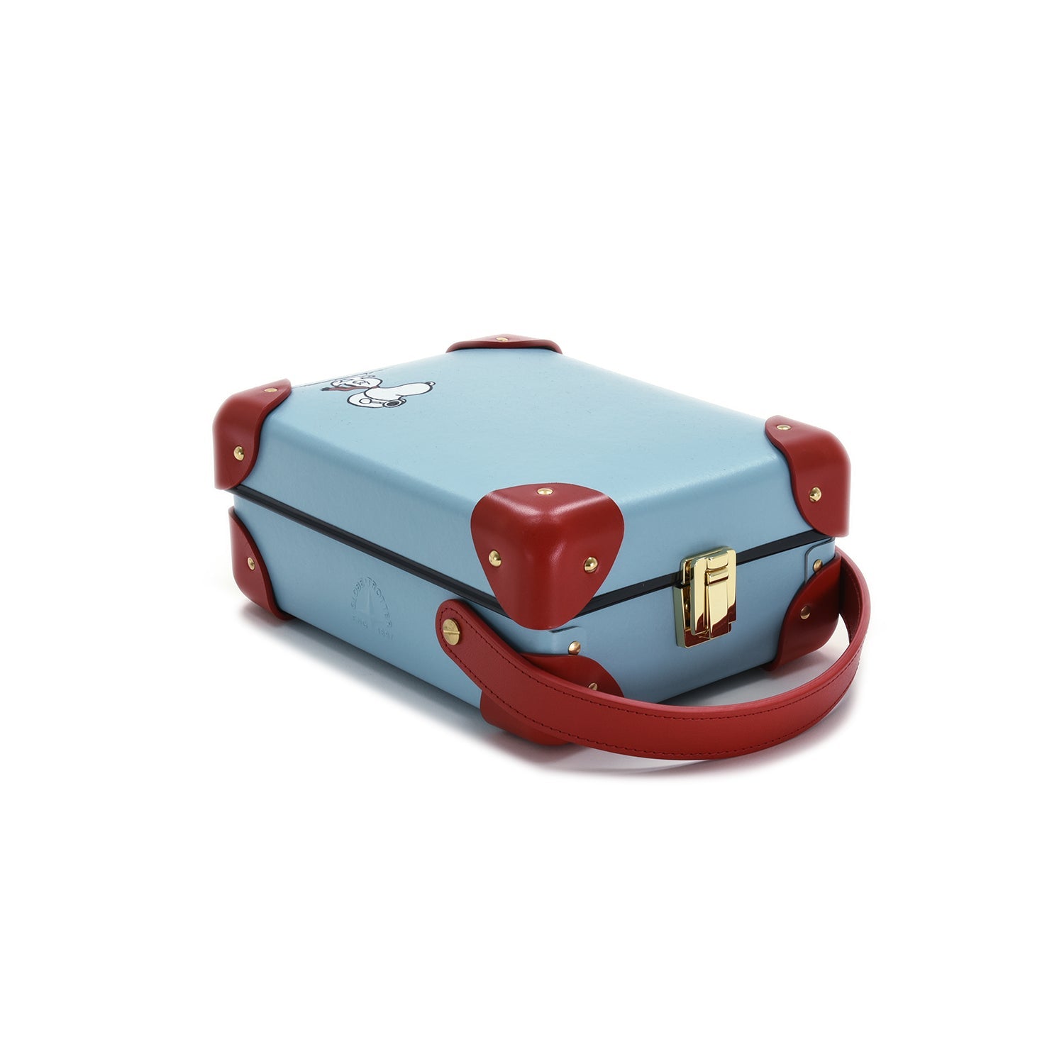 PEANUTS · 3-Slot Watch Case | Linus Blue/Red